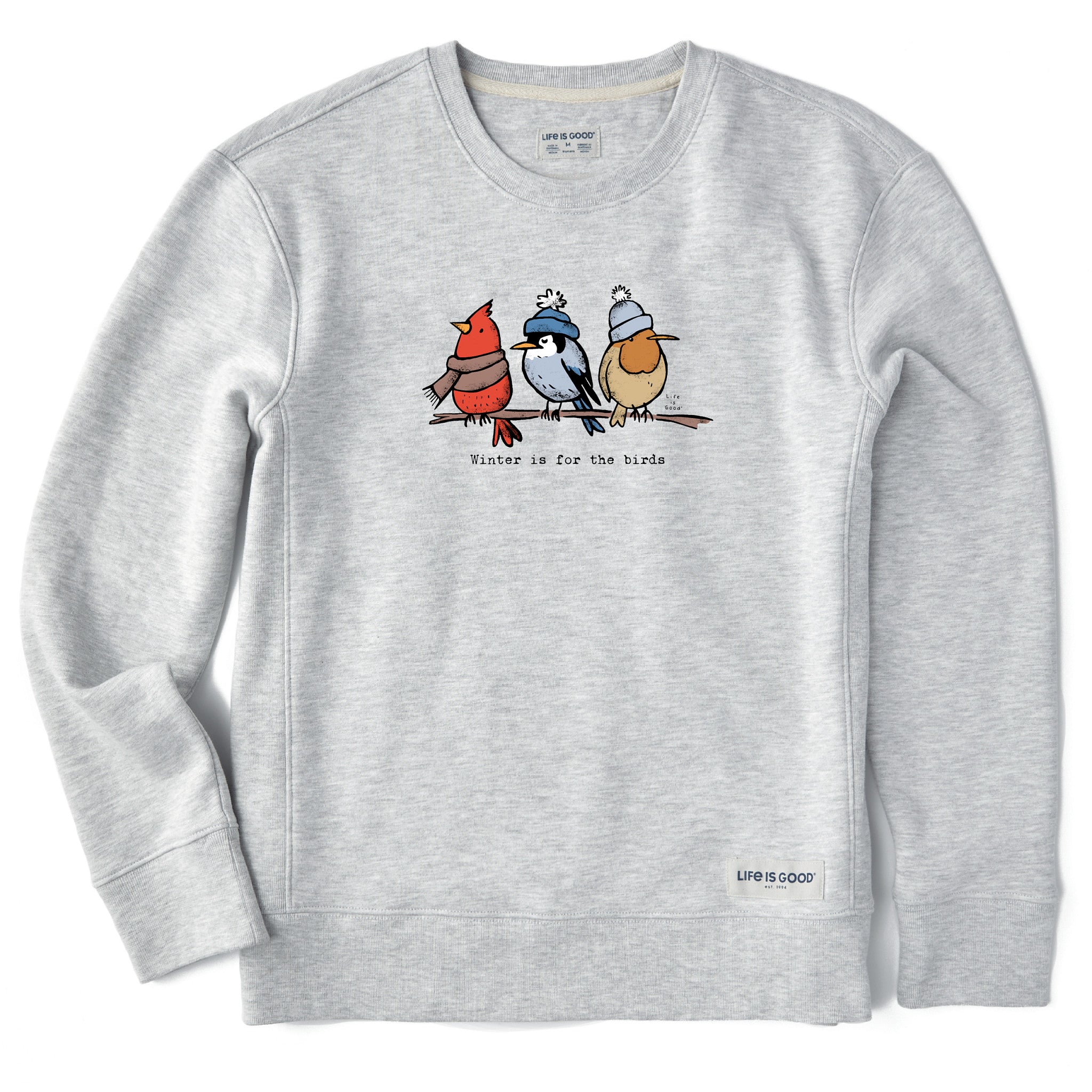 Women's Shady Winter is for the Birds Simply True Fleece Crew
