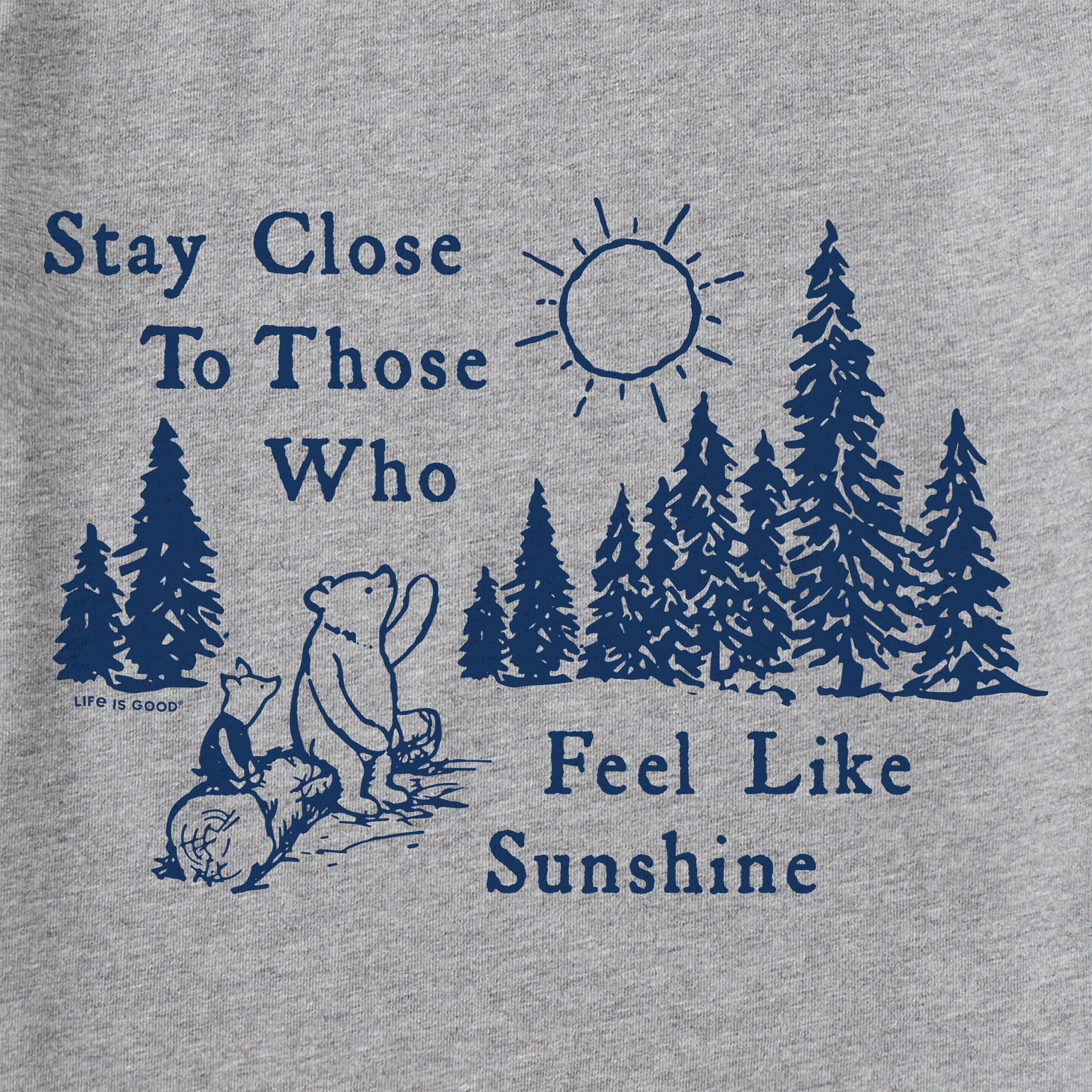 Product image for "Women's Winnie & P Stay Close to Those Who Feel Like Sunshine Short Sleeve Crusher Tee" ||132476_2
