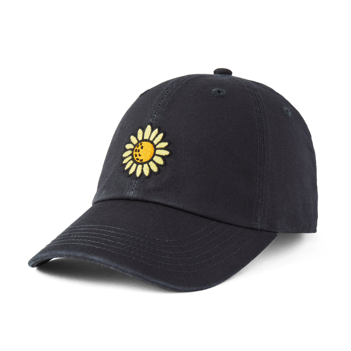 Chic Gray Hat with Yellow Sunflower Details Sunflower Embroidered Statement Hat | Bucket Hat | DSY Lifestyle main image 2