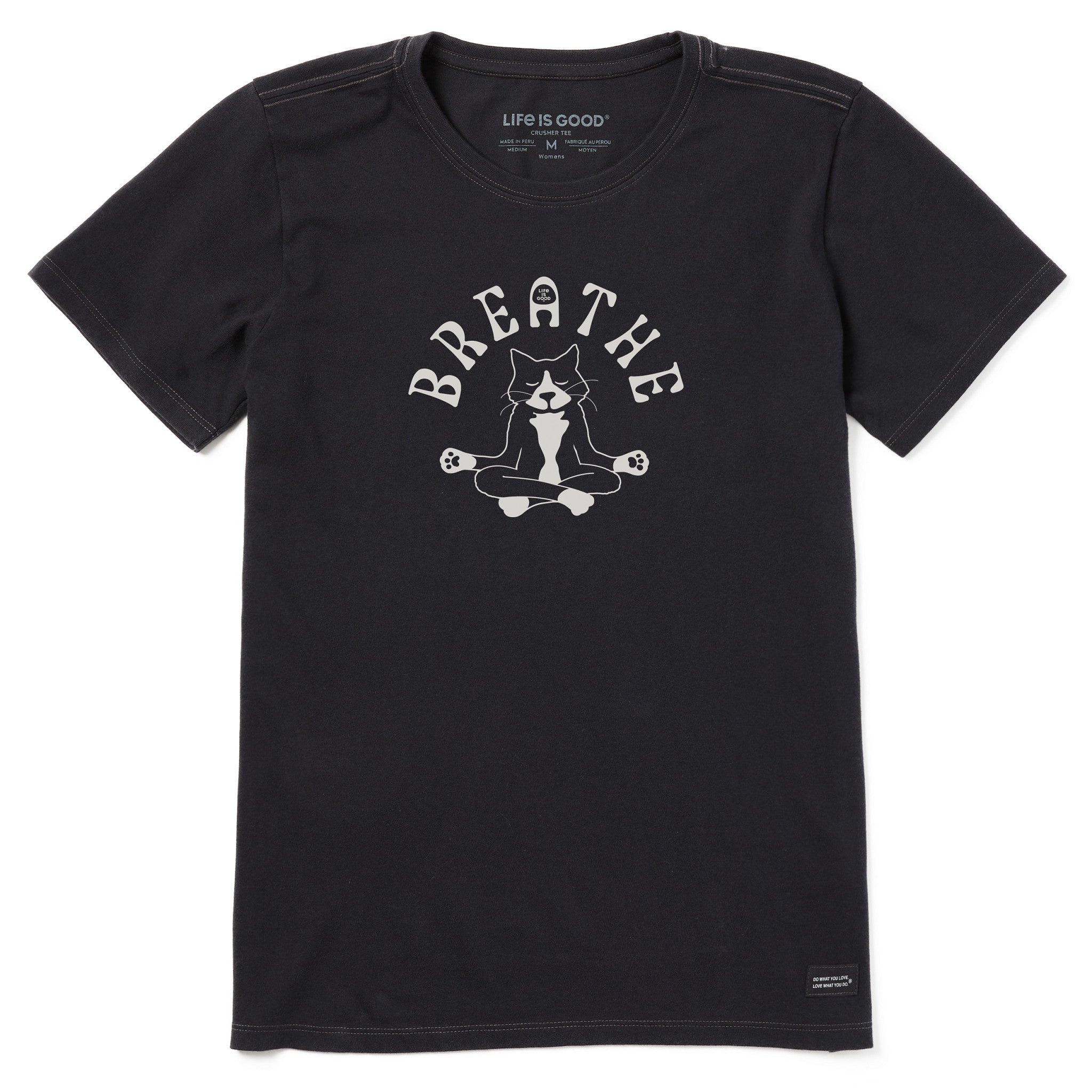 Women's Breathe Tuxedo Cat Short Sleeve Tee | Shop Life is Good