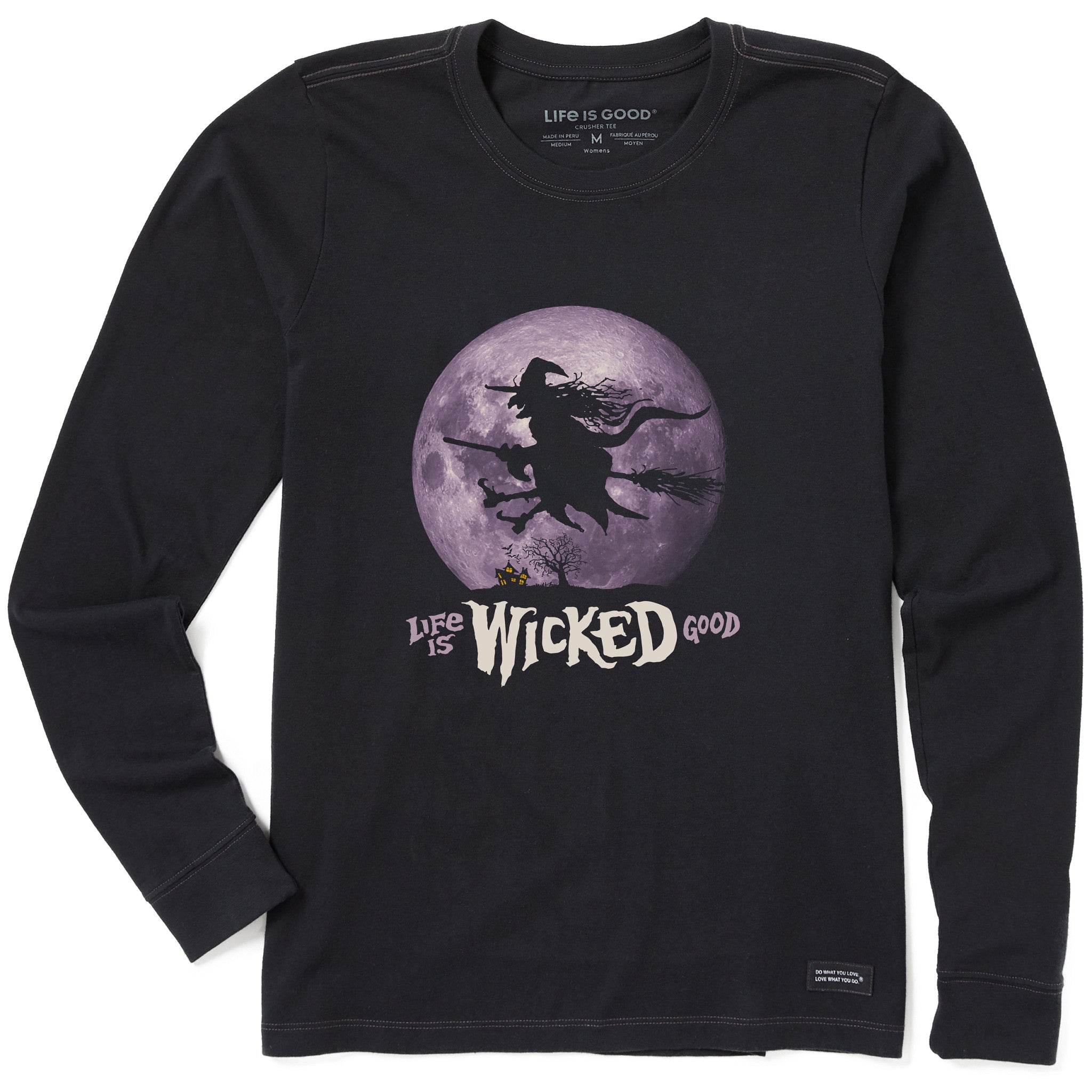 Women's Life is Wicked Good Witch Long Sleeve Crusher Tee | Shop