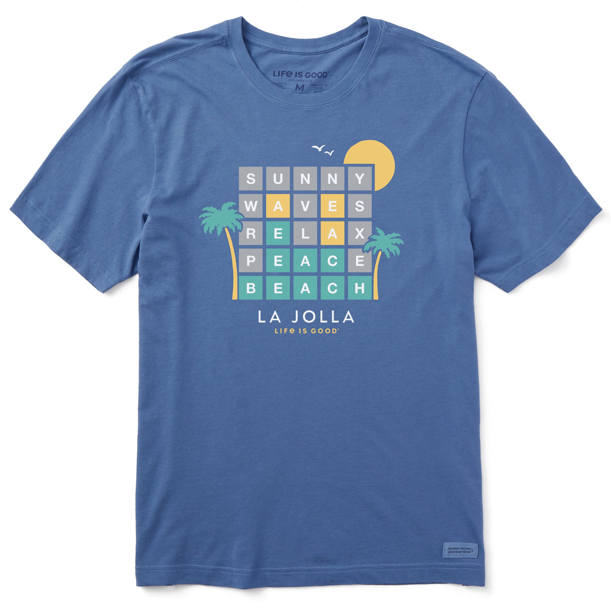 Men's La Jolla Word Game Short Sleeve Crusher Tee | Shop Life is Good