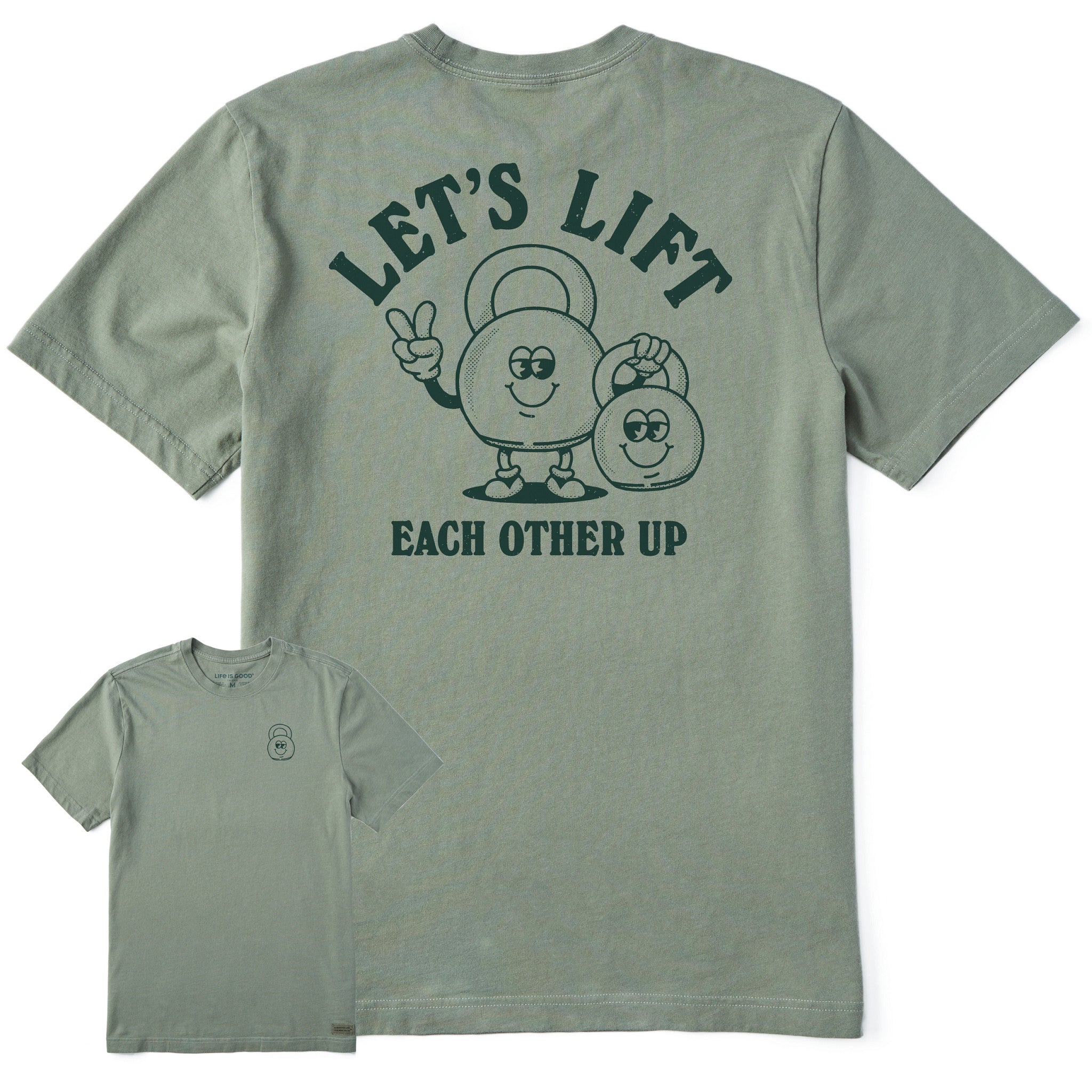 Men's Lift Each other Up Short Sleeve Crusher Tee | Shop Life is Good