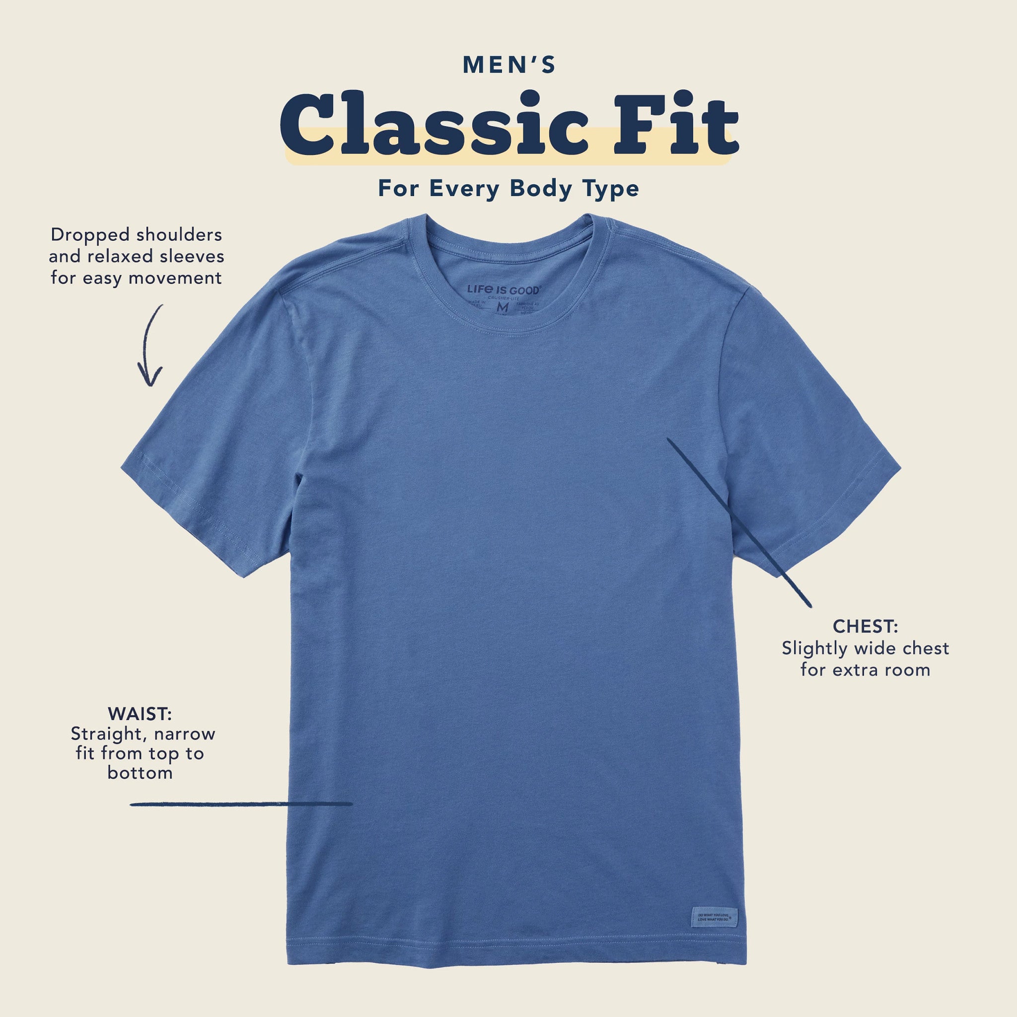 Men's Lift Each other Up Short Sleeve Crusher Tee | Shop Life is Good