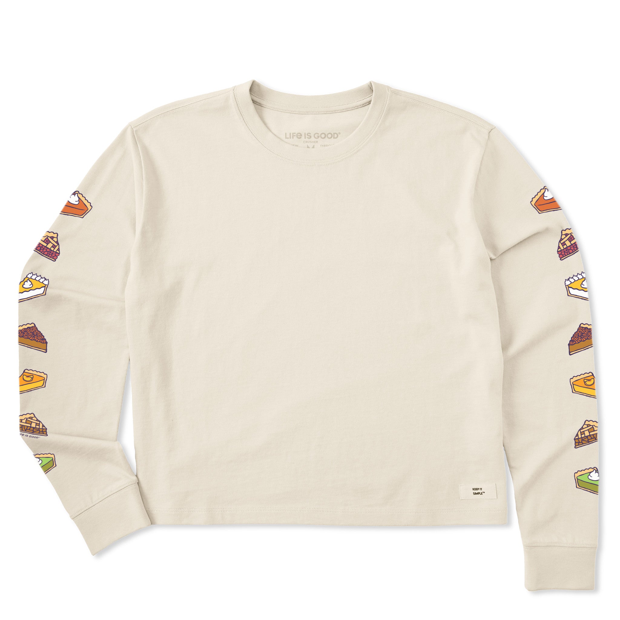 Women's Pie Party Long Sleeve Crusher Boxy Tee | Shop Life is Good