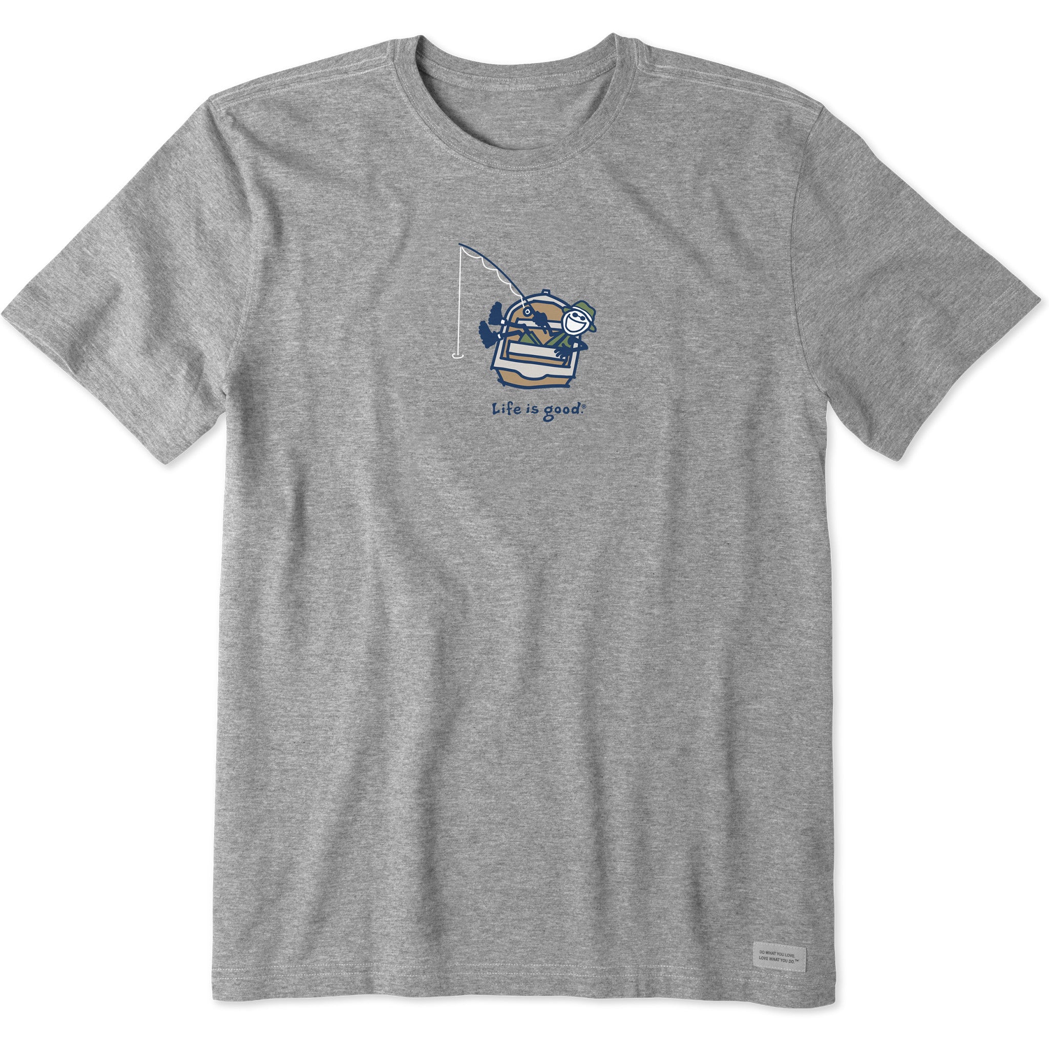 Men's Fishing Jake Short Sleeve Crusher Tee | Shop Life is Good