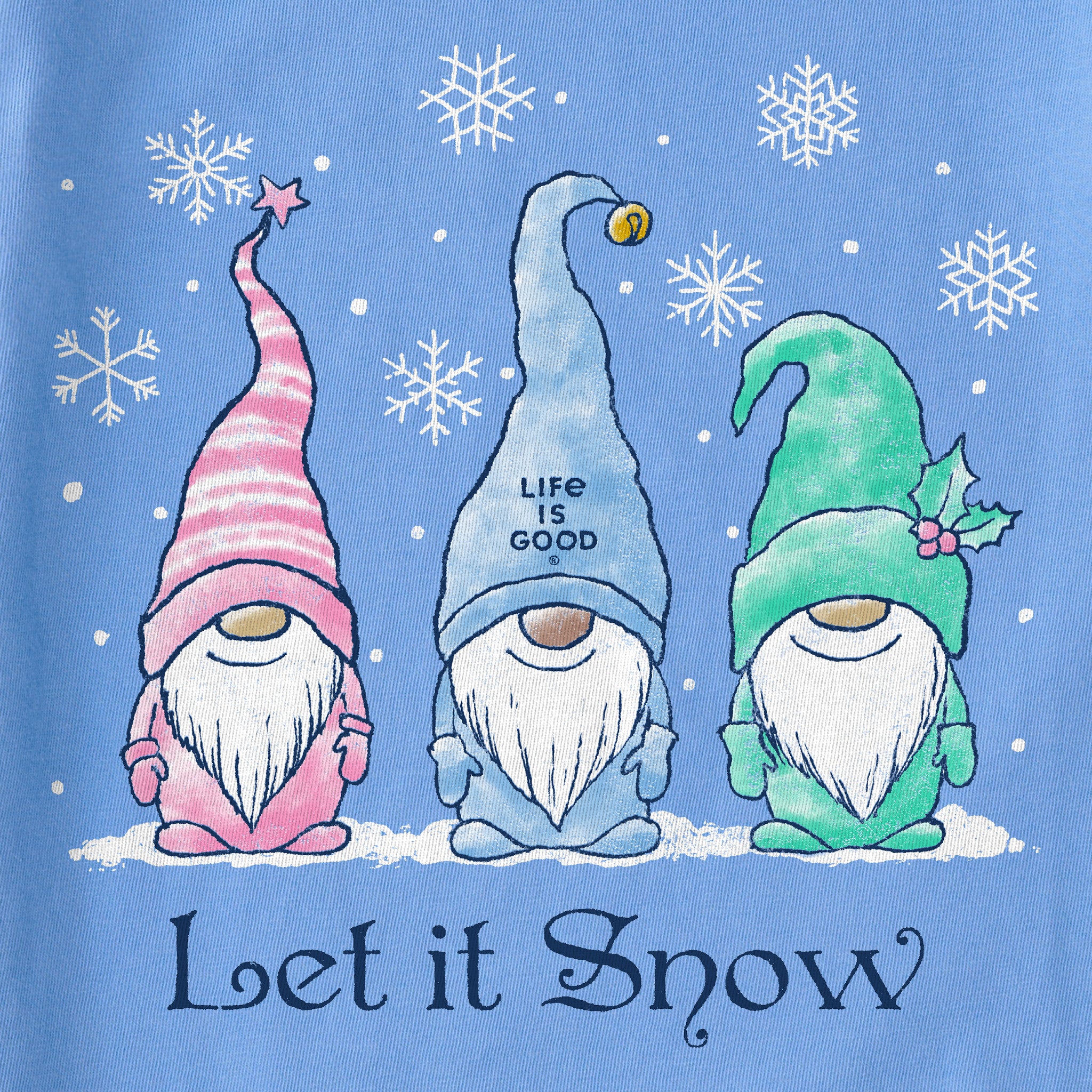 Product image for "Kids Let it Snow Gnomes Long Sleeve Crusher Tee" ||136915_2