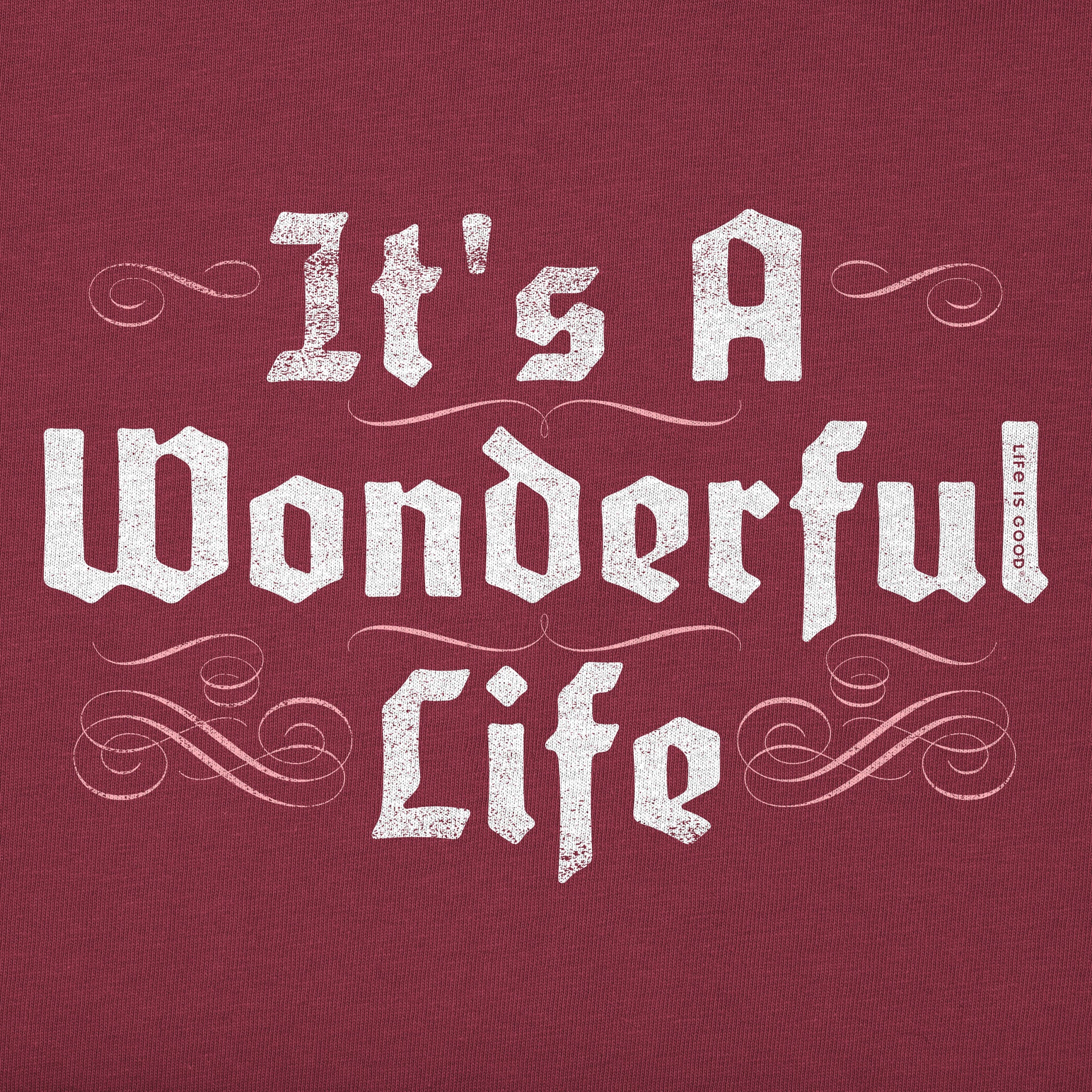 Men's Its A Wonderful Life Long Sleeve Crusher Tee | Shop Life is Good
