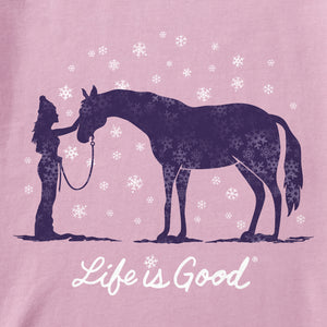 Product image for "Women's Holiday Horse Long Sleeve Crusher Tee" ||137506_2