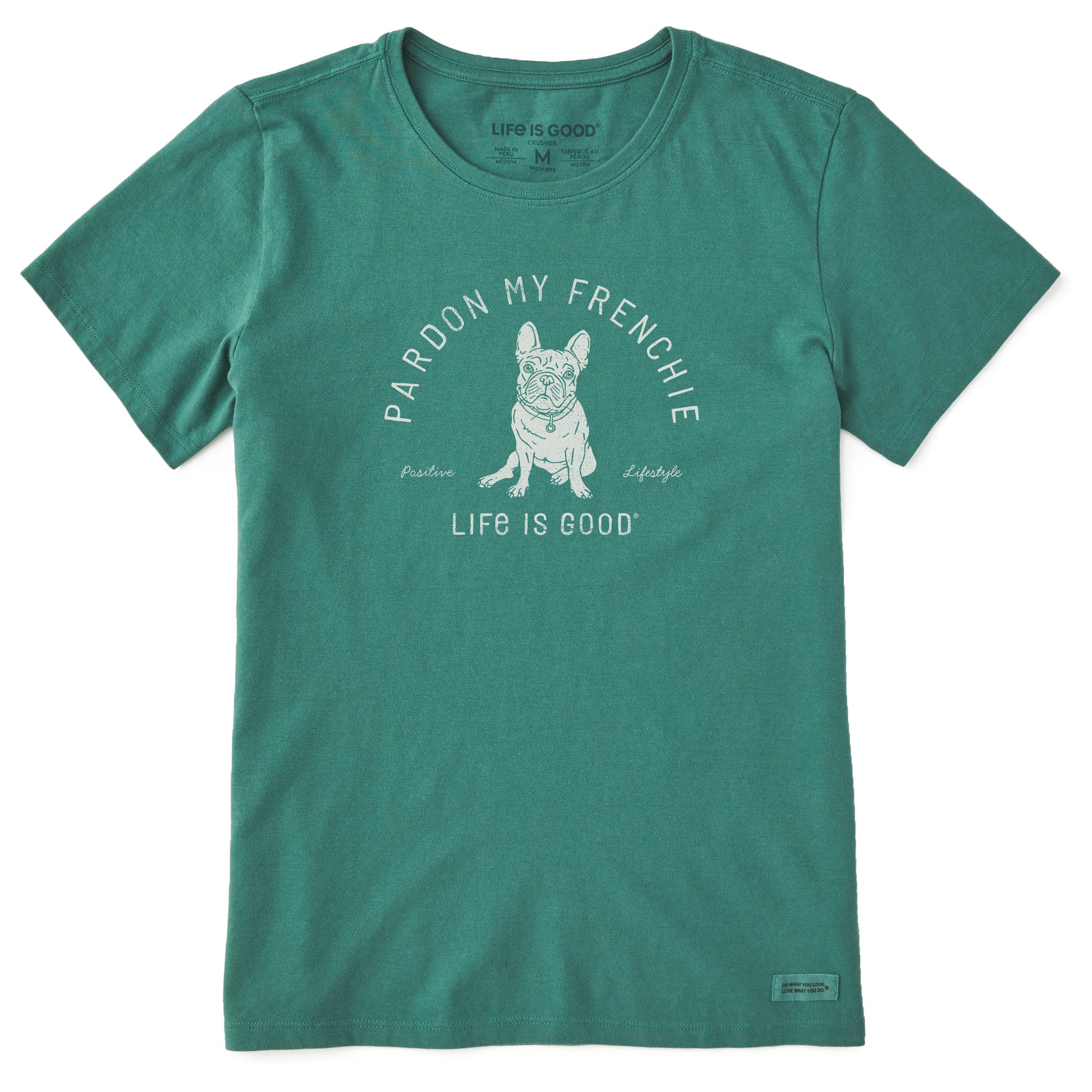 Women's Pardon my Frenchie Short Sleeve Crusher Tee Shop Life is