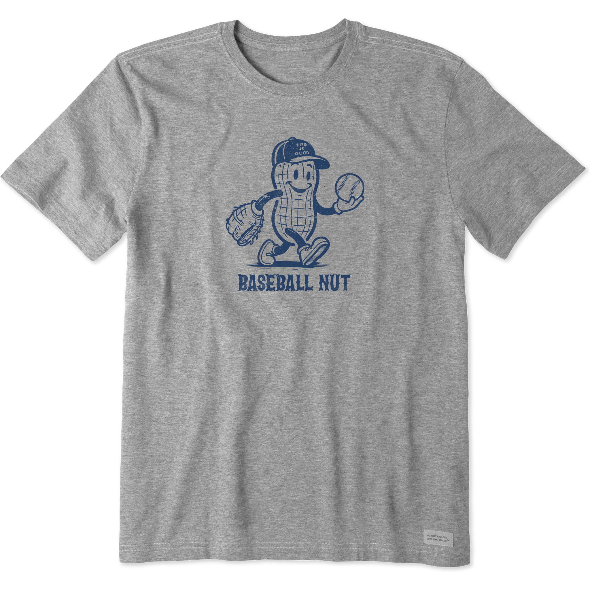 Men's Baseball Nut Short Sleeve Crusher Tee | Shop Life is Good