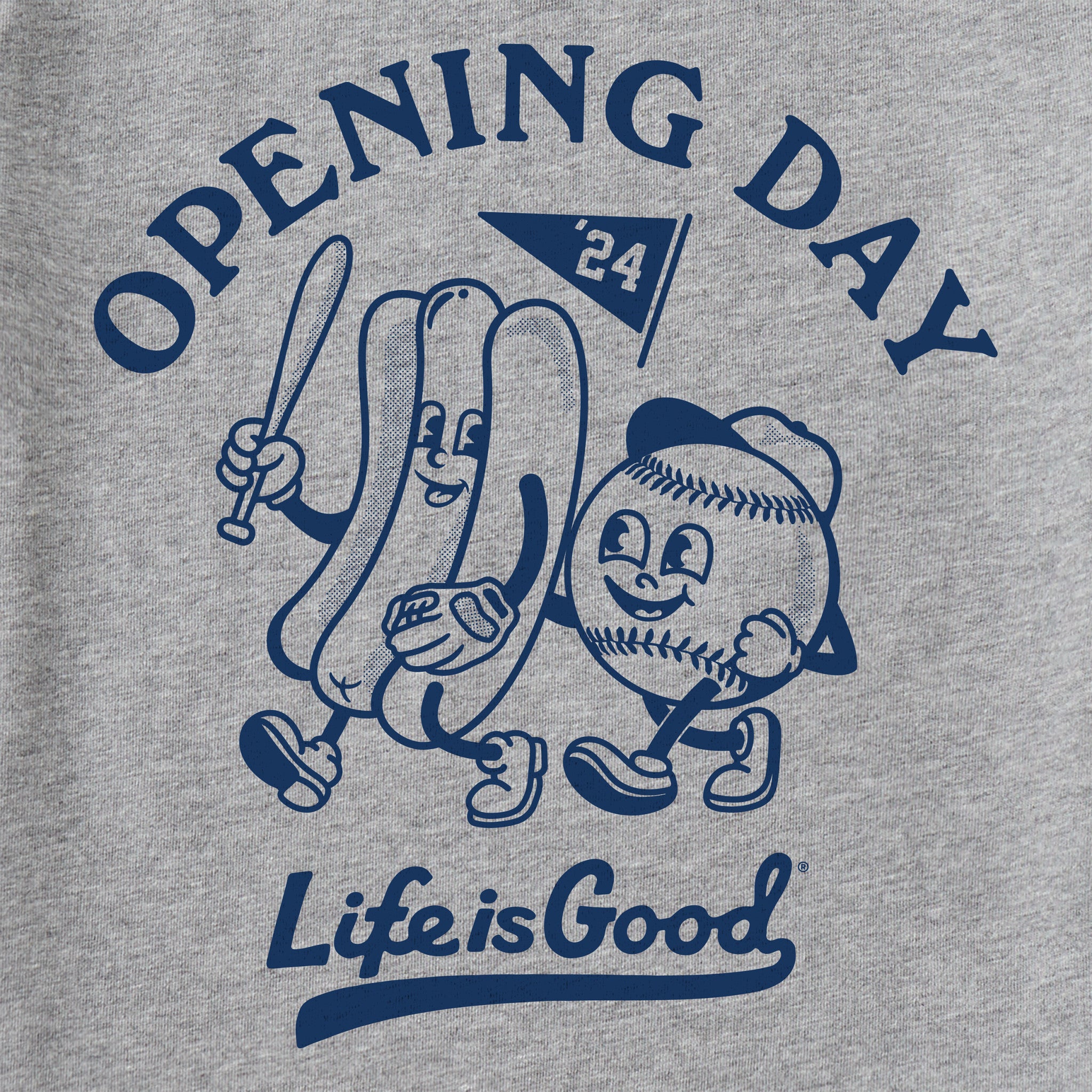 Product image for "Men's Craft Opening Day '24 Baseball Short Sleeve Crusher Tee" ||138735_2