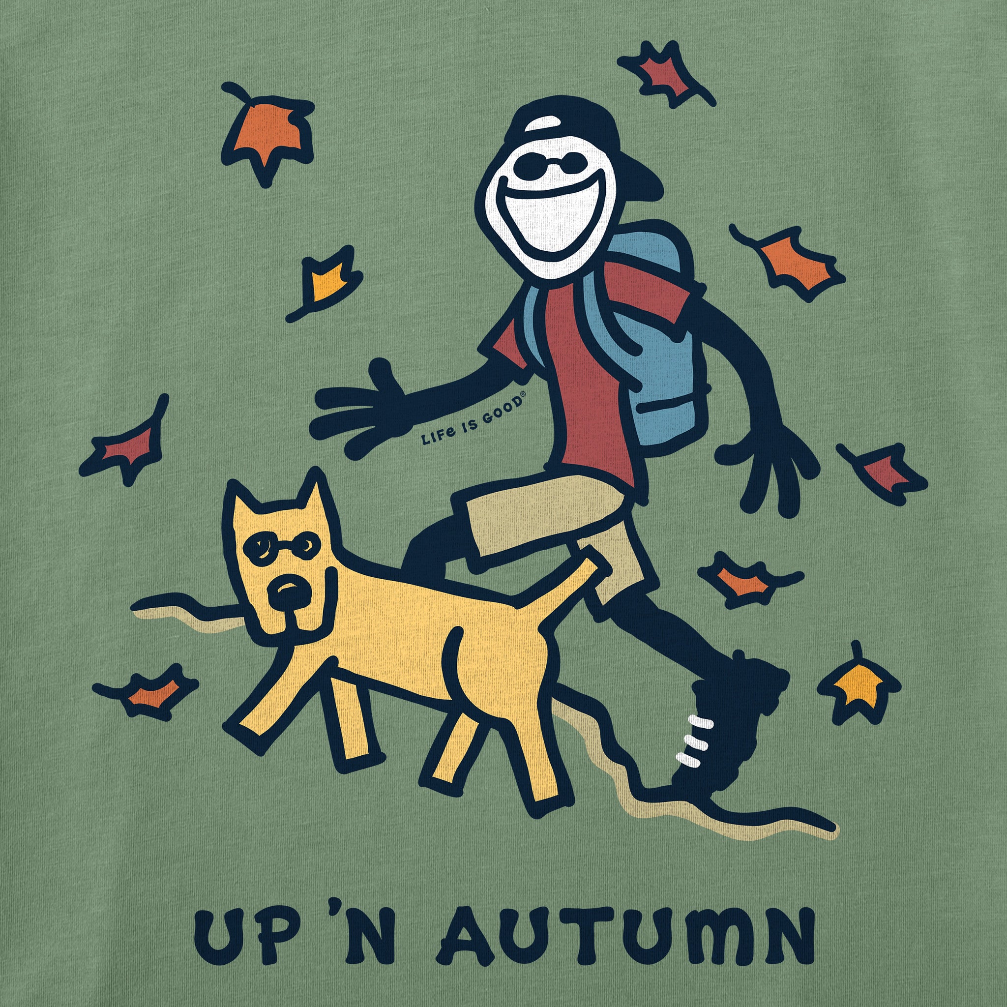 Men's Jake & Rocket Up 'n Autumn Short Sleeve Crusher Tee | Shop