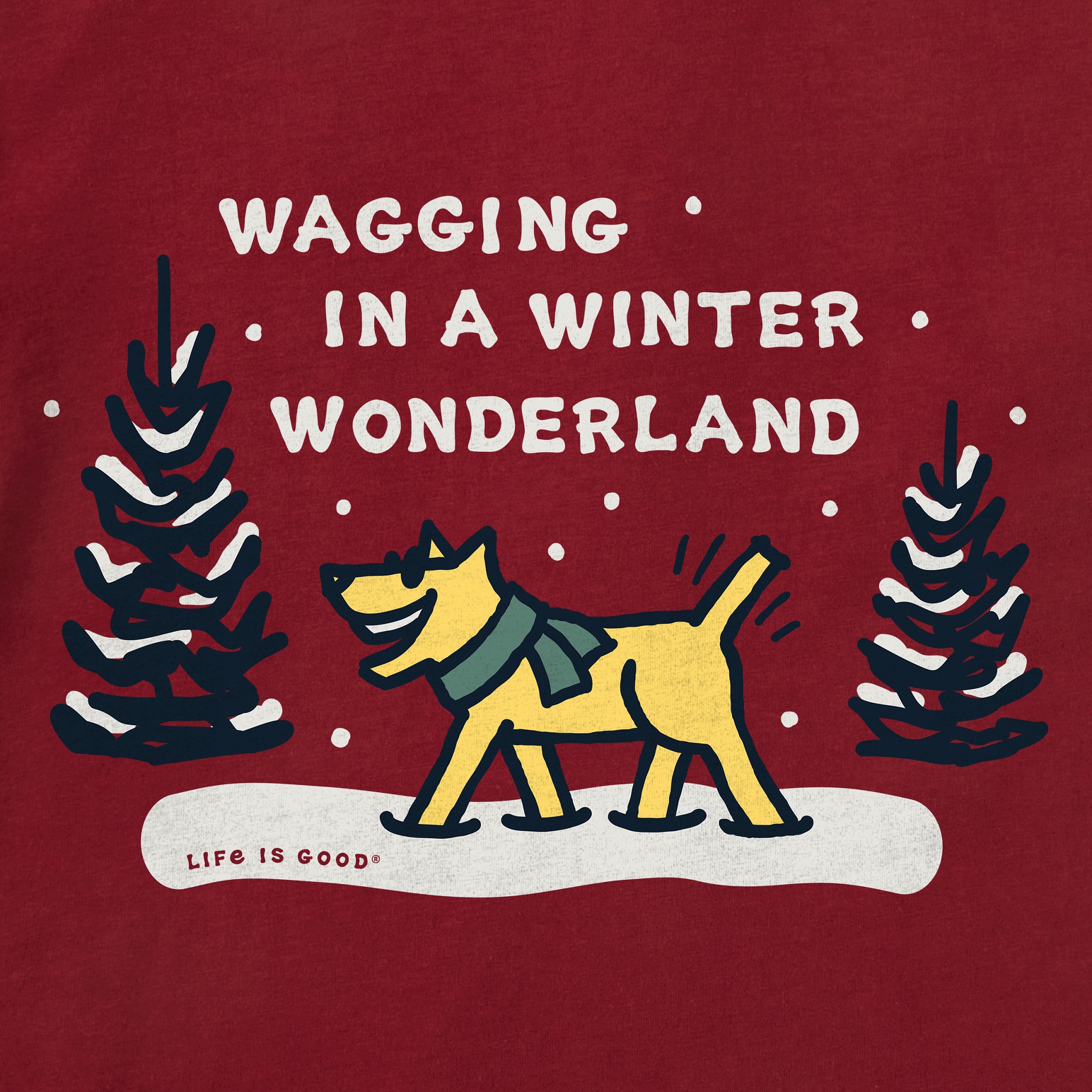 Men's Wagging Wonderland Rocket Long Sleeve Crusher Tee | Shop