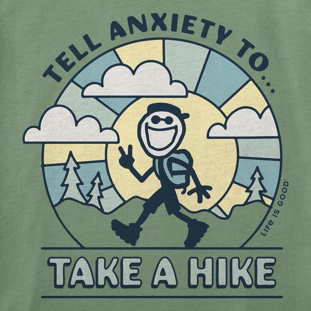 Product image for "Men's Tell Anxiety to Take a Hike Jake Long Sleeve Crusher Tee" ||139276_2