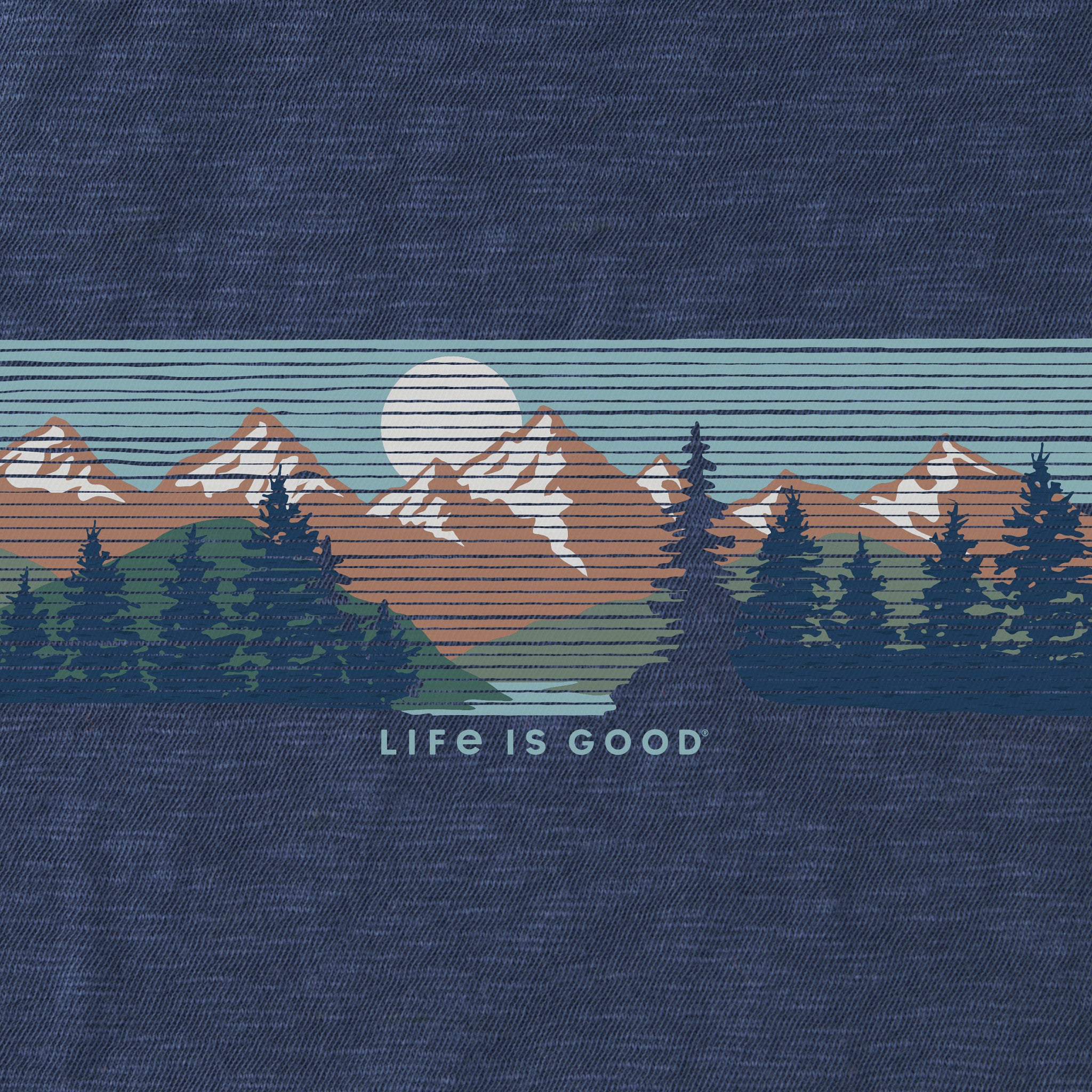 Product image for "Men's Landscape Mountain Scene Long Sleeve Slub Hoodie" ||139379_2