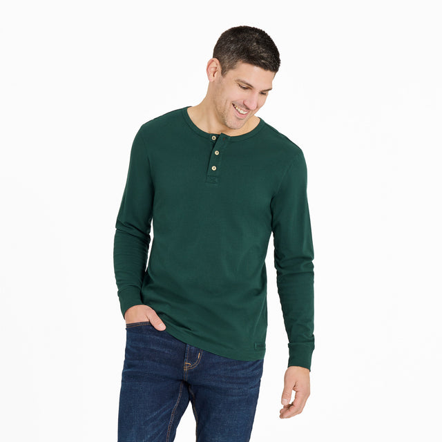 Product image for "Men's Solid Long Sleeve Crusher-LITE Slim Fit Henley" ||139392_1