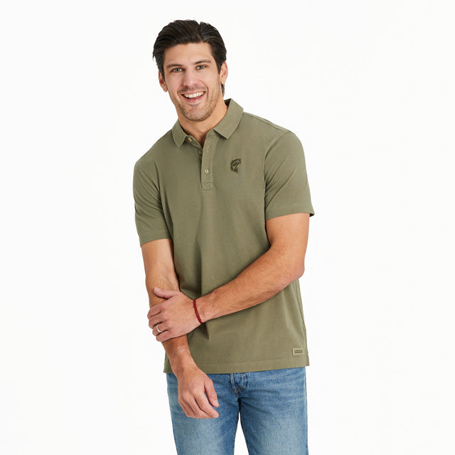 Product image for "Men's Bass Short Sleeve Crusher-LITE Polo" ||139395_1