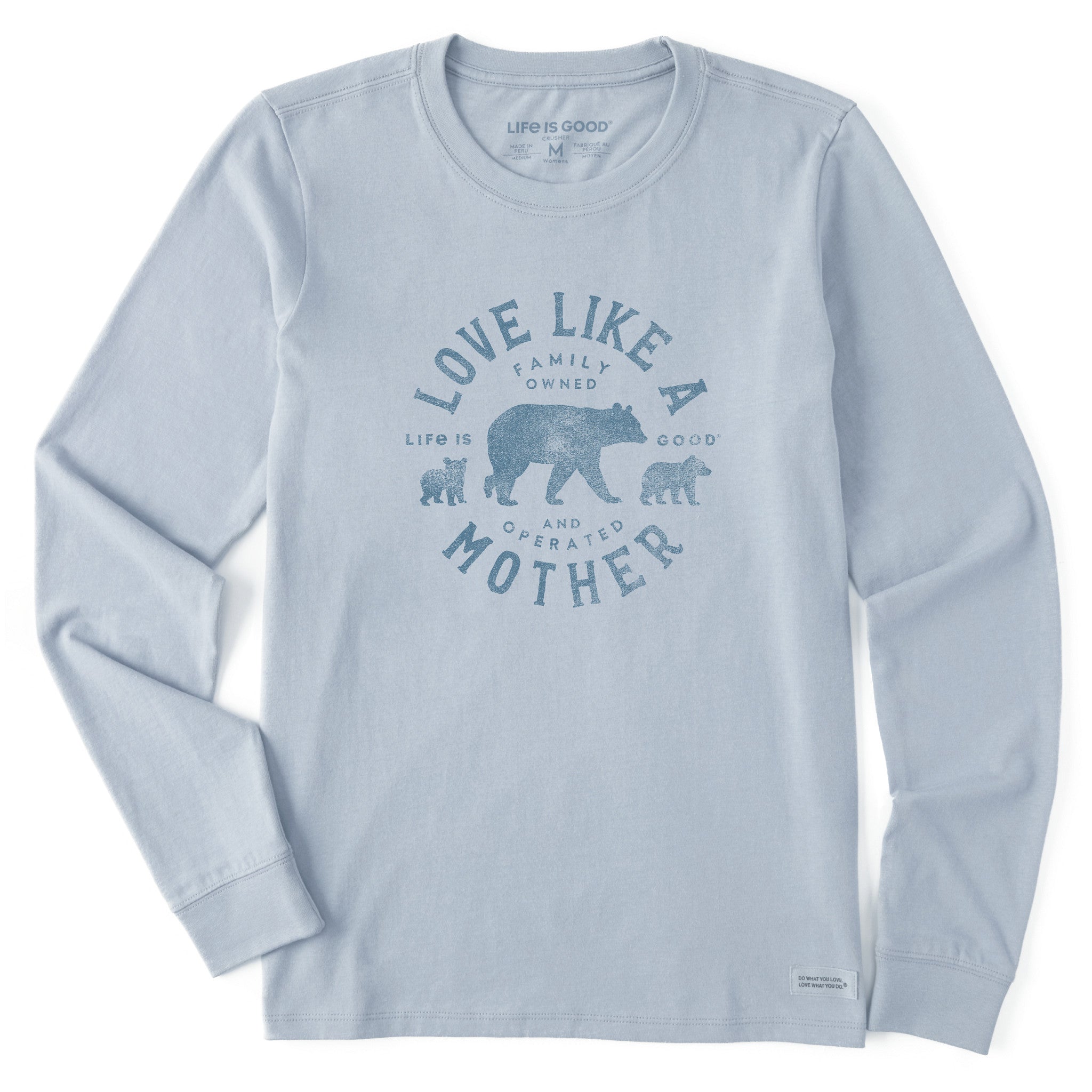 Women's Love Like a Mother Bears Long Sleeve Crusher Tee | Shop