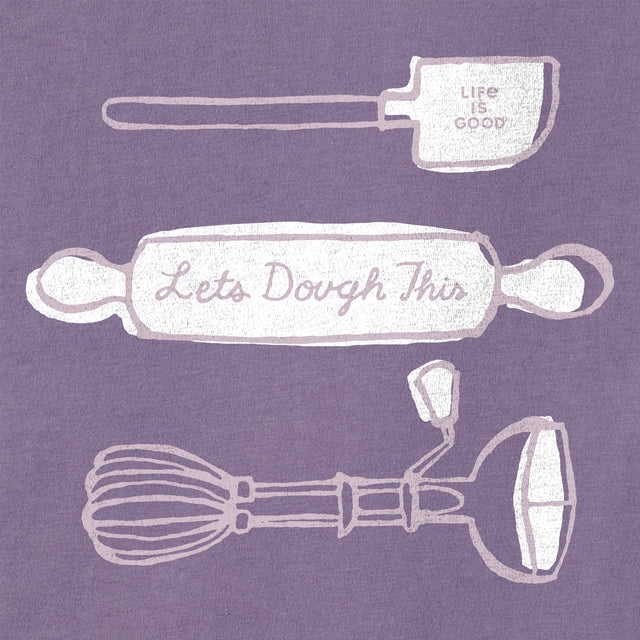 Product image for "Women's Lets Dough This Short Sleeve Crusher Vee" ||139568_2