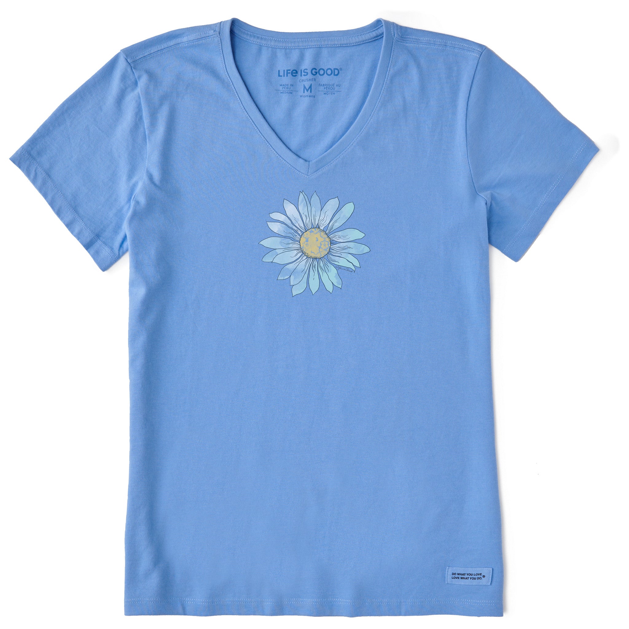 Women's Breezy Daisy Short Sleeve Crusher Vee | Shop Life is Good