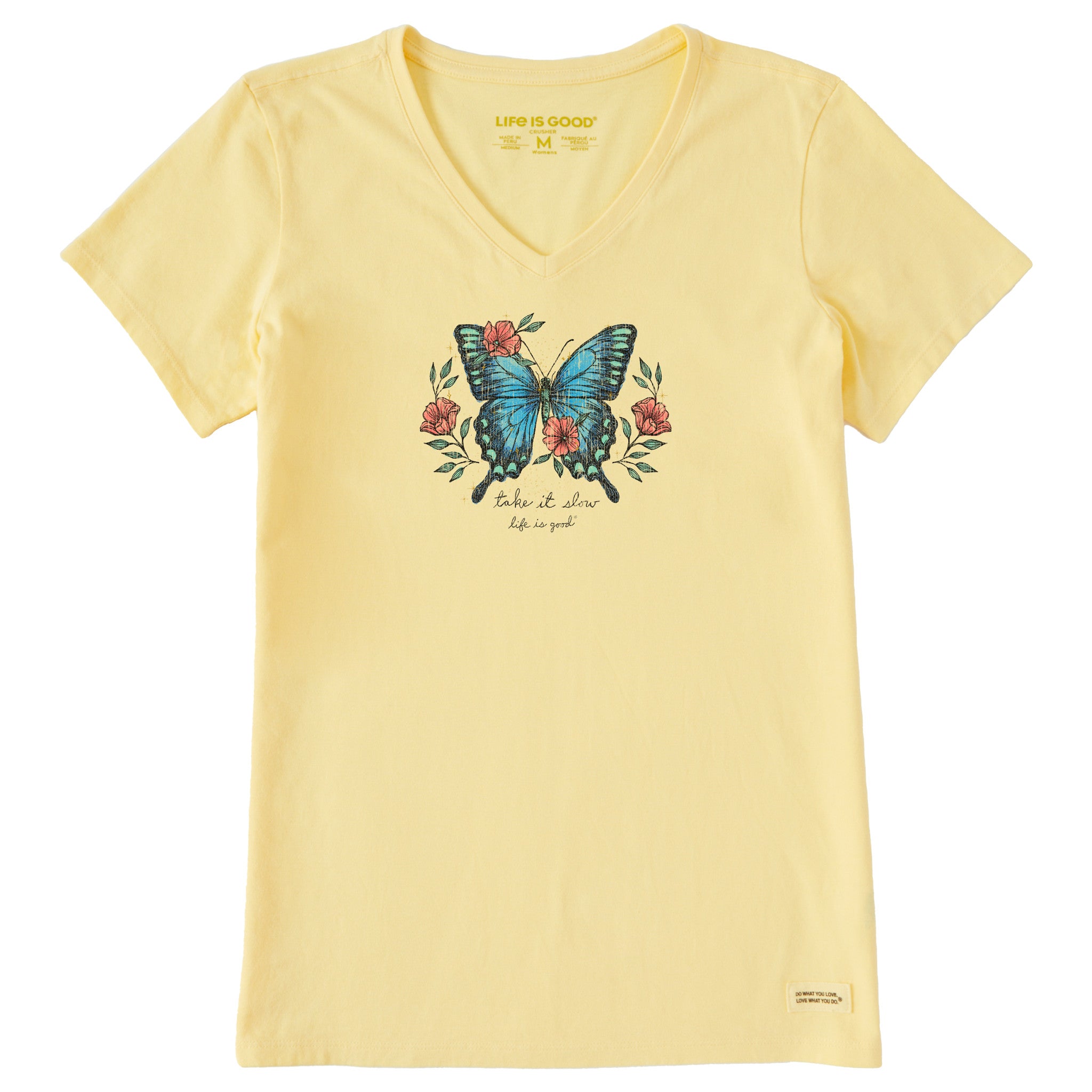 Pink Harajuku Butterfly T-Shirt Women Casual Breathable T Shirt