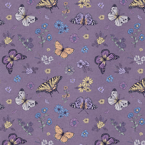 Product image for "Women's Butterfly Garden Pattern Crusher-LITE Easy Vee" ||139706_2