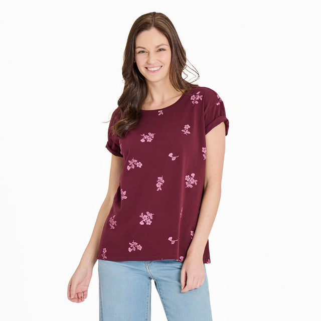 Product image for "Women's Simple Blossom Pattern Crusher-LITE Easy Tee" ||139708_1