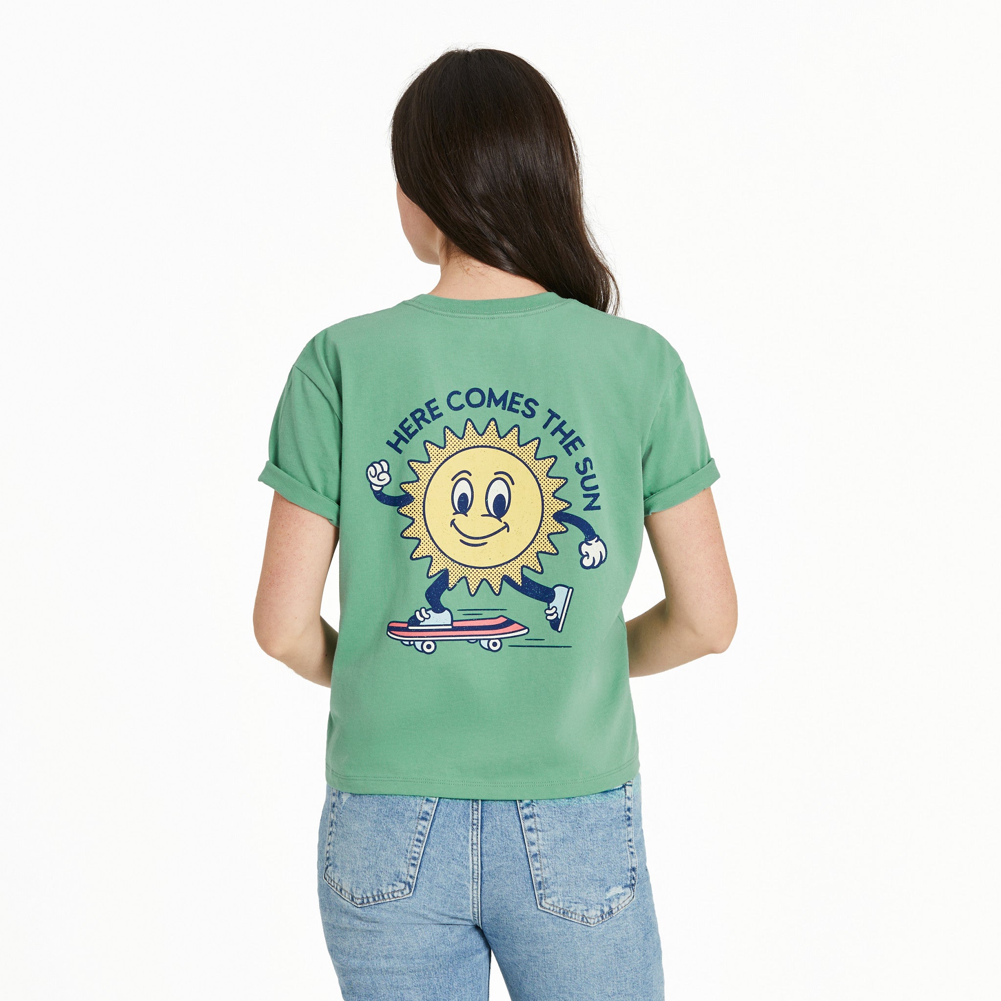 Women’s Oversized Number Graphic Tee – Soft Short Sleeve Shirt For Sports & Casual Wear - View #10