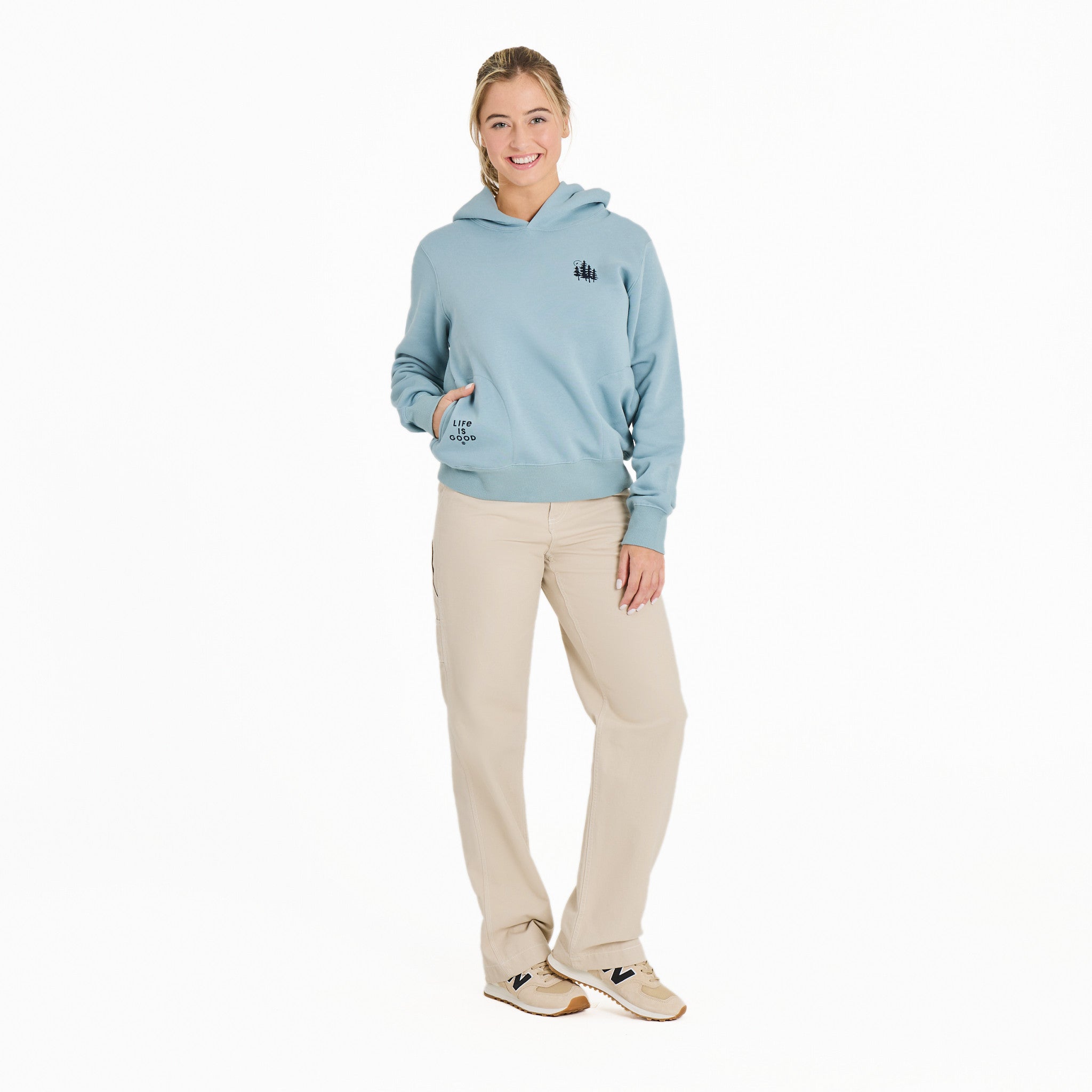 Women's Crafty Forest Good Vibes Fleece Hoodie | Shop Life is Good