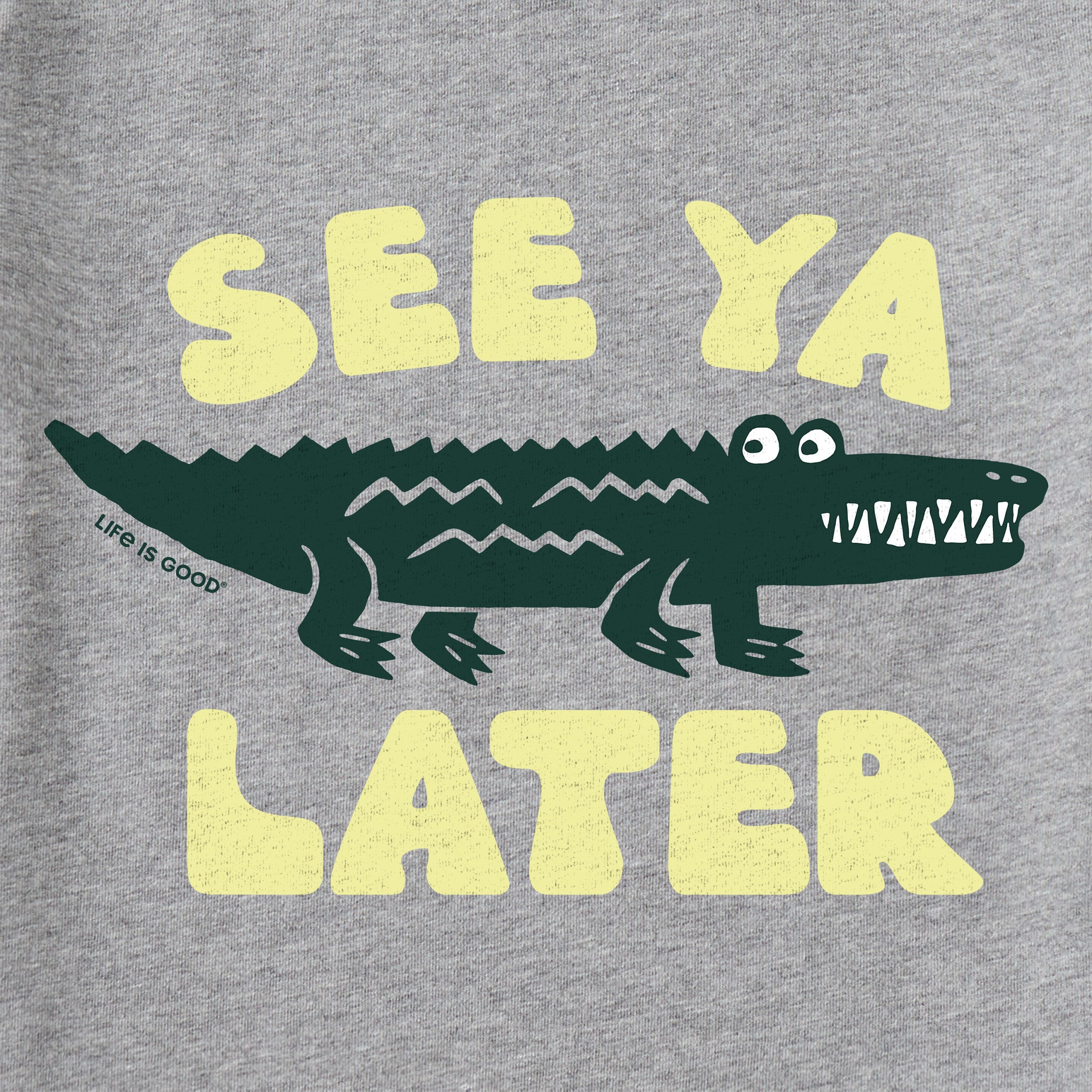Kids See Ya Later Alligator Long Sleeve Crusher Tee | Shop Life is