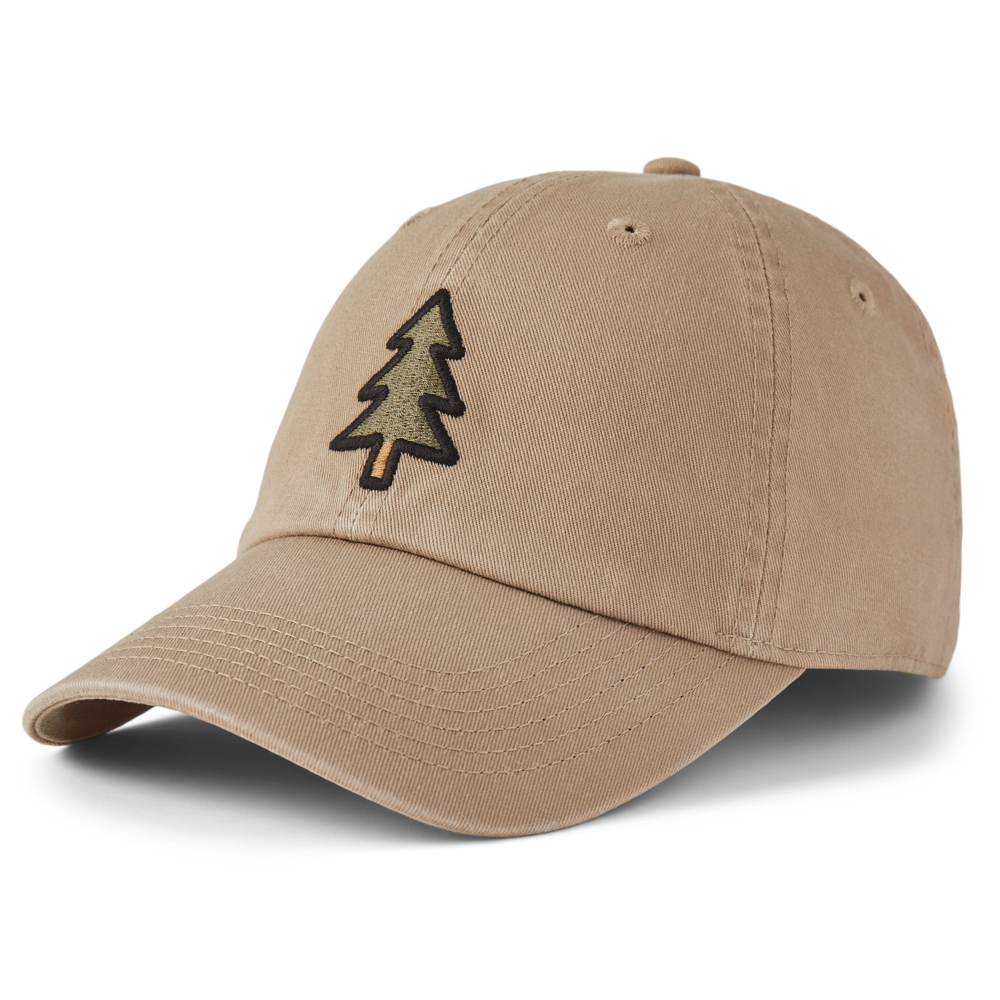Baseball Cap With Trees, Unisex Low Profile Cotton Washed Hat For Men Or Women, Green Nature Gift For Him Or Her, Camping Hiking Outdoors Dad Hat At Men's Clothing Store