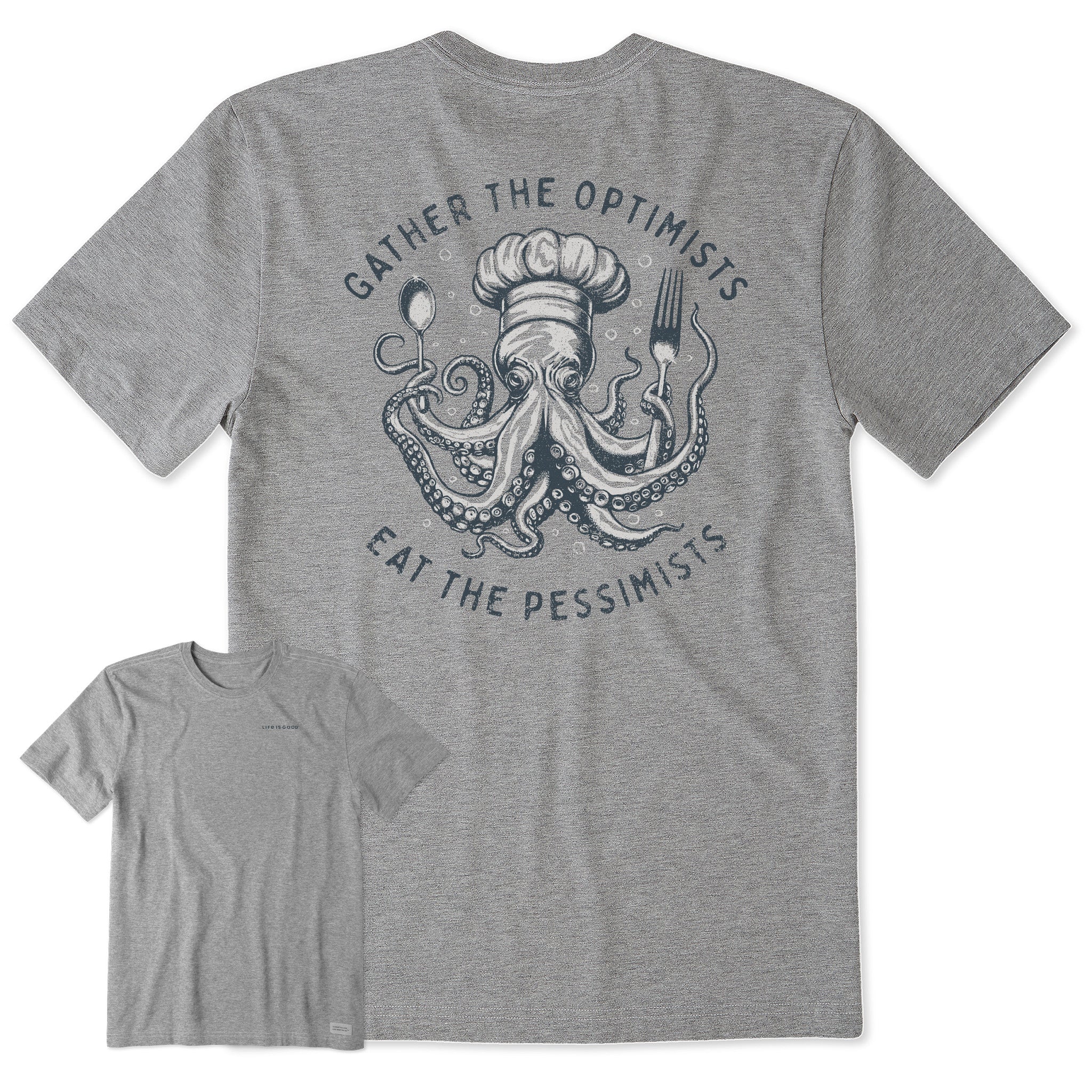 Men's Optimist Octopus Short Sleeve Tee | Shop Life is Good
