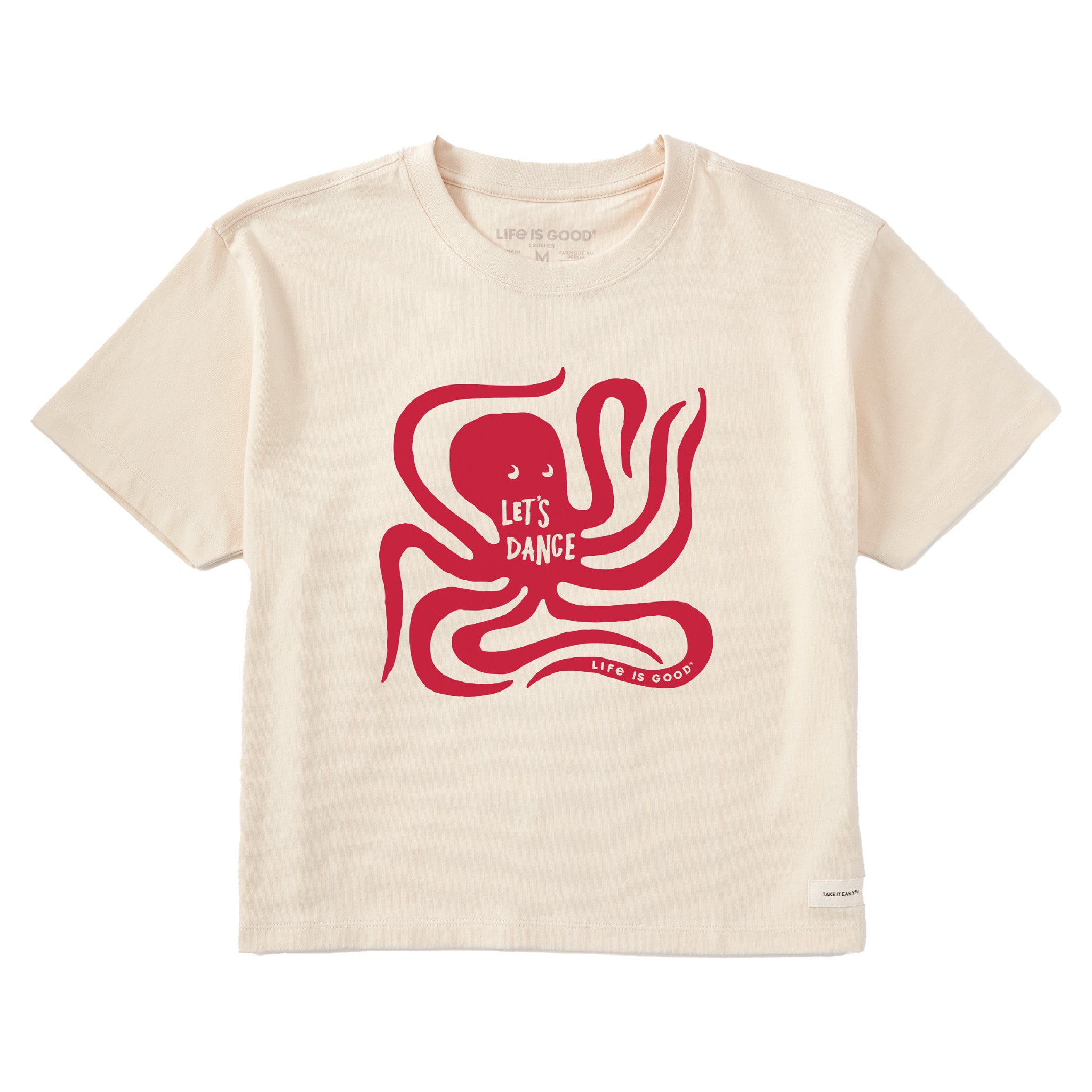 Women's Lets Dance Octopus Short Sleeve Crusher Boxy Tee | Shop