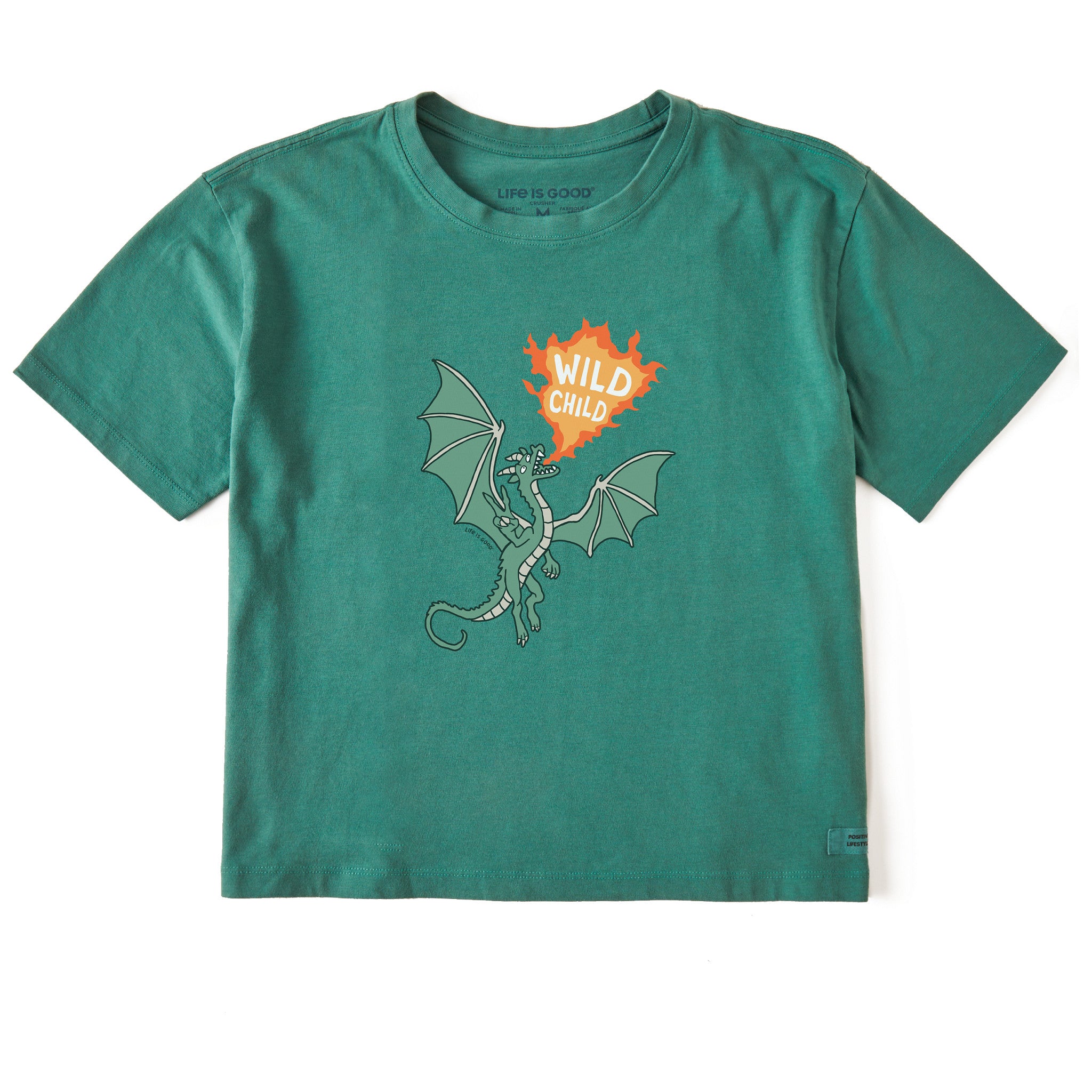 Women's Wild Child Dragon Short Sleeve Crusher Boxy Tee | Shop