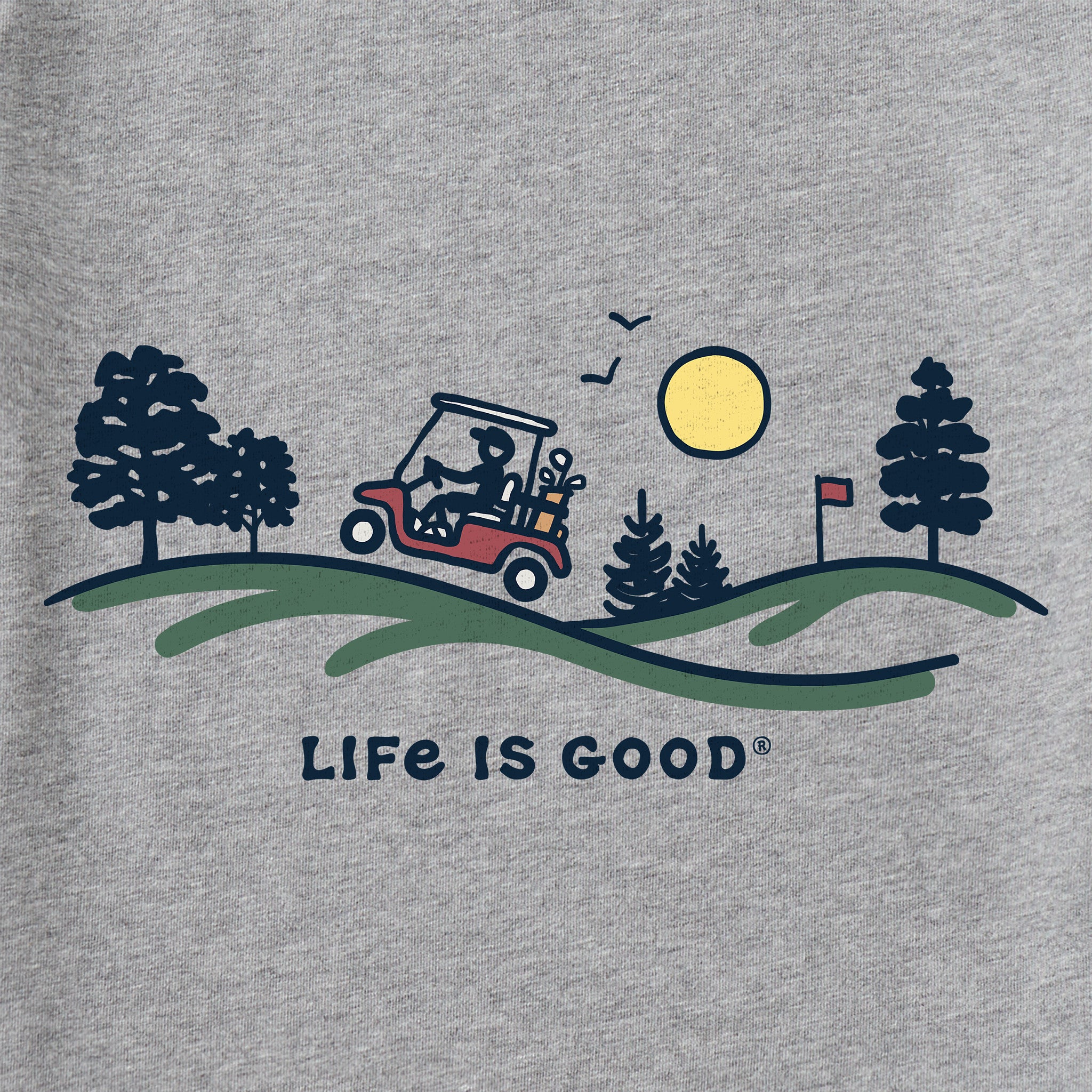 Men's Golf Cart Vista Short Sleeve Crusher Tee | Shop Life is Good