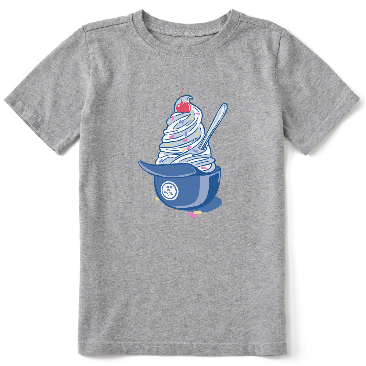 ice cream dress baseball Life is Good Kids Short Sleeve Crusher T-Shirt in Watermelon Pink | Size Small Sleeves:Without Detachable Sleeves smarttag_size_in_stock:2XL Ultra soft bamboo cotton Newborn Christmas Outfit Baby
