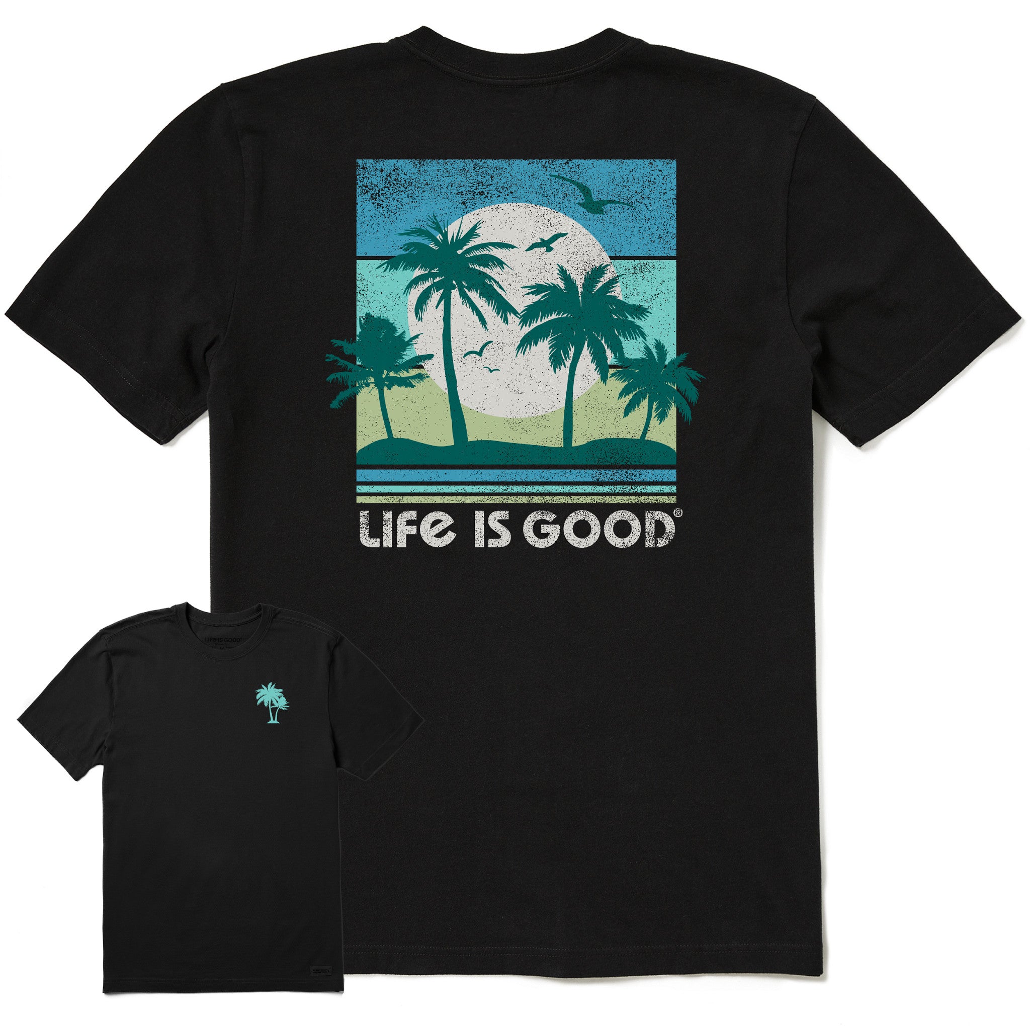 Product image for "Men's Beachy Palms Short Sleeve Crusher Tee" ||143037_1