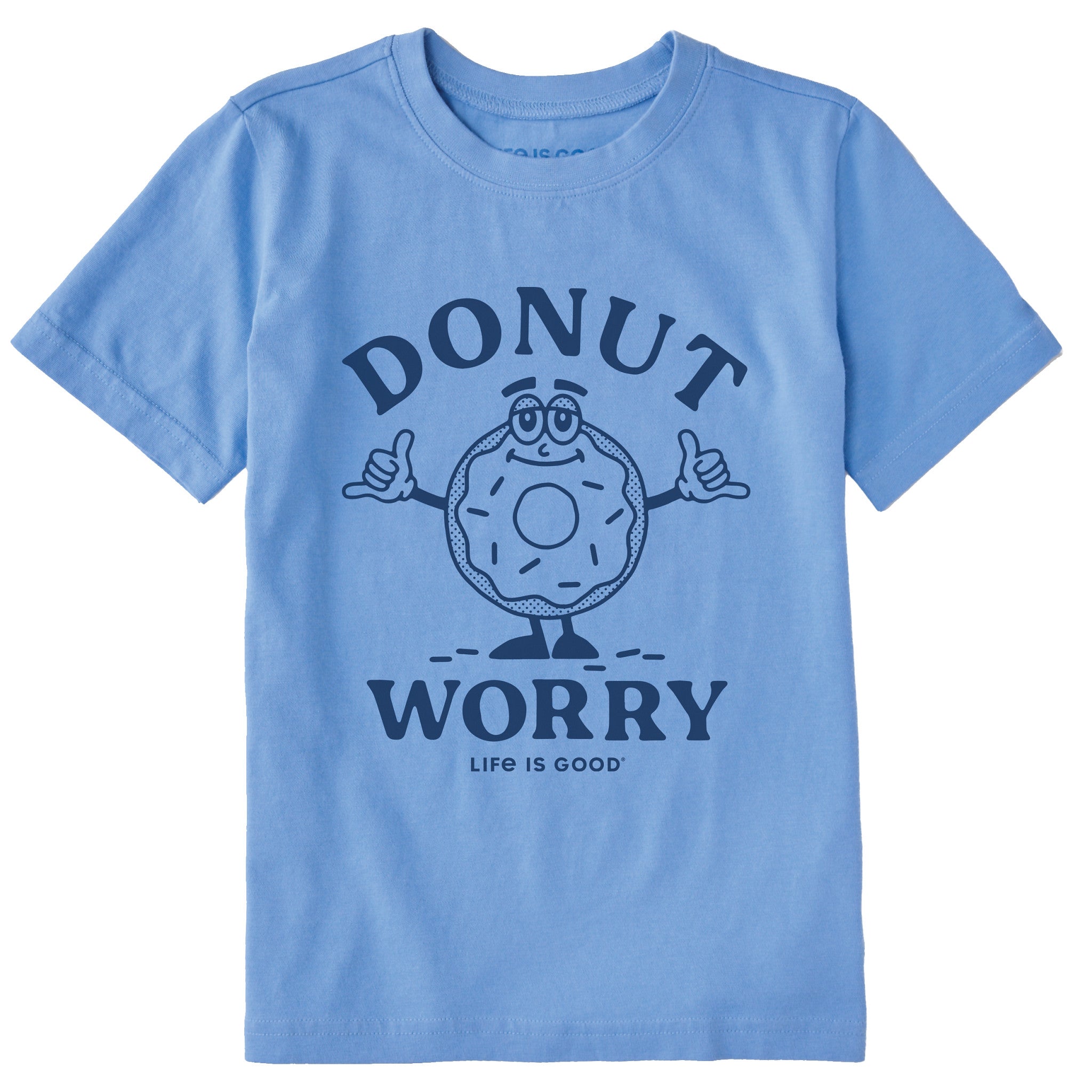 Kids Donut Worry Short Sleeve Crusher Tee | Shop Life is Good