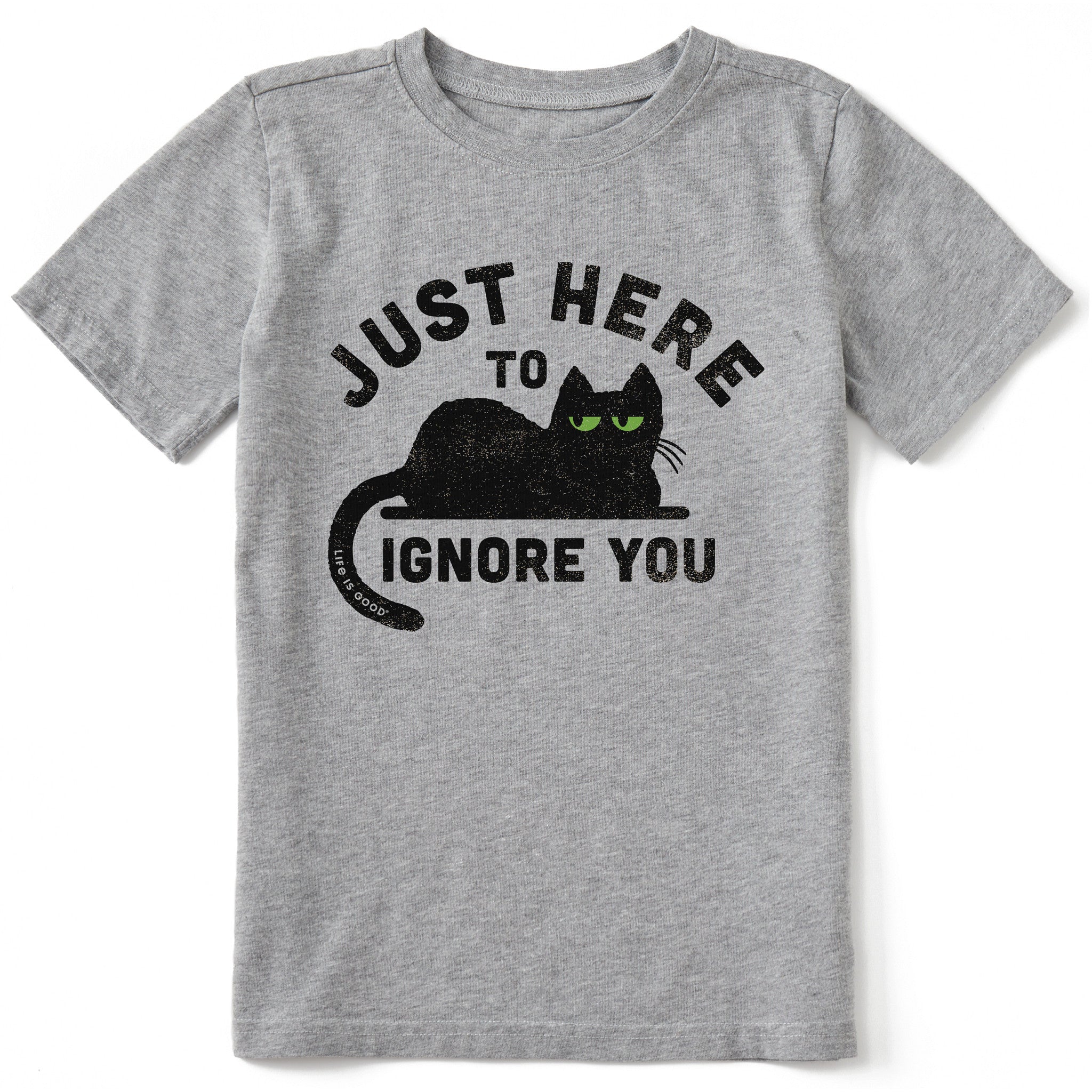Kids Here to Ignore You Short Sleeve Crusher Tee | Shop Life is Good