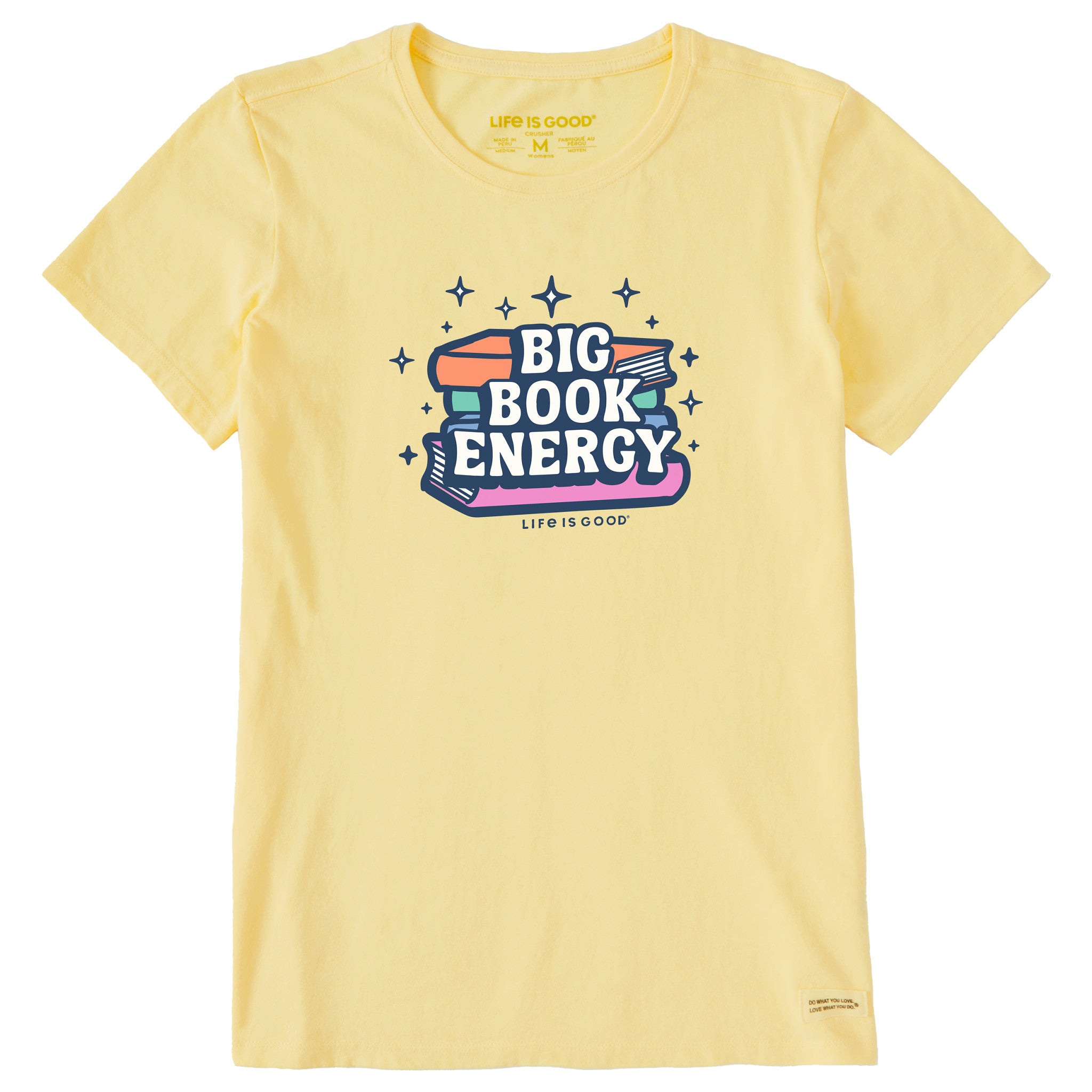 Women's Big Book Energy Short Sleeve Tee | Shop Life is Good