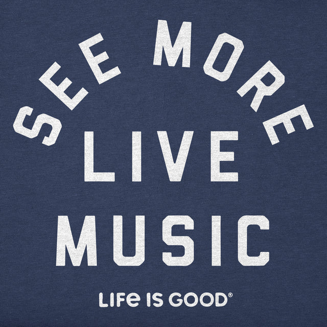Product image for "Women's See More Live Music Short Sleeve Boxy Crusher Tee" ||143858_2