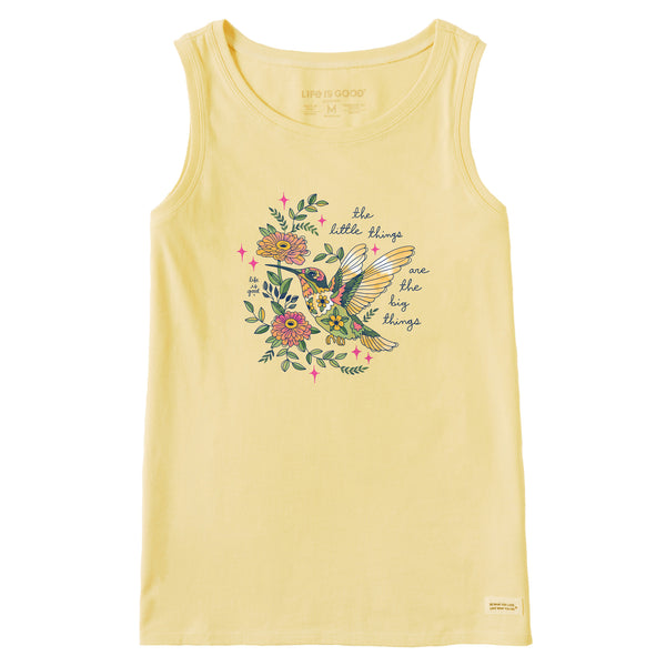 Women's Little Thing Hummingbird Crusher Tank Shop Life is Good