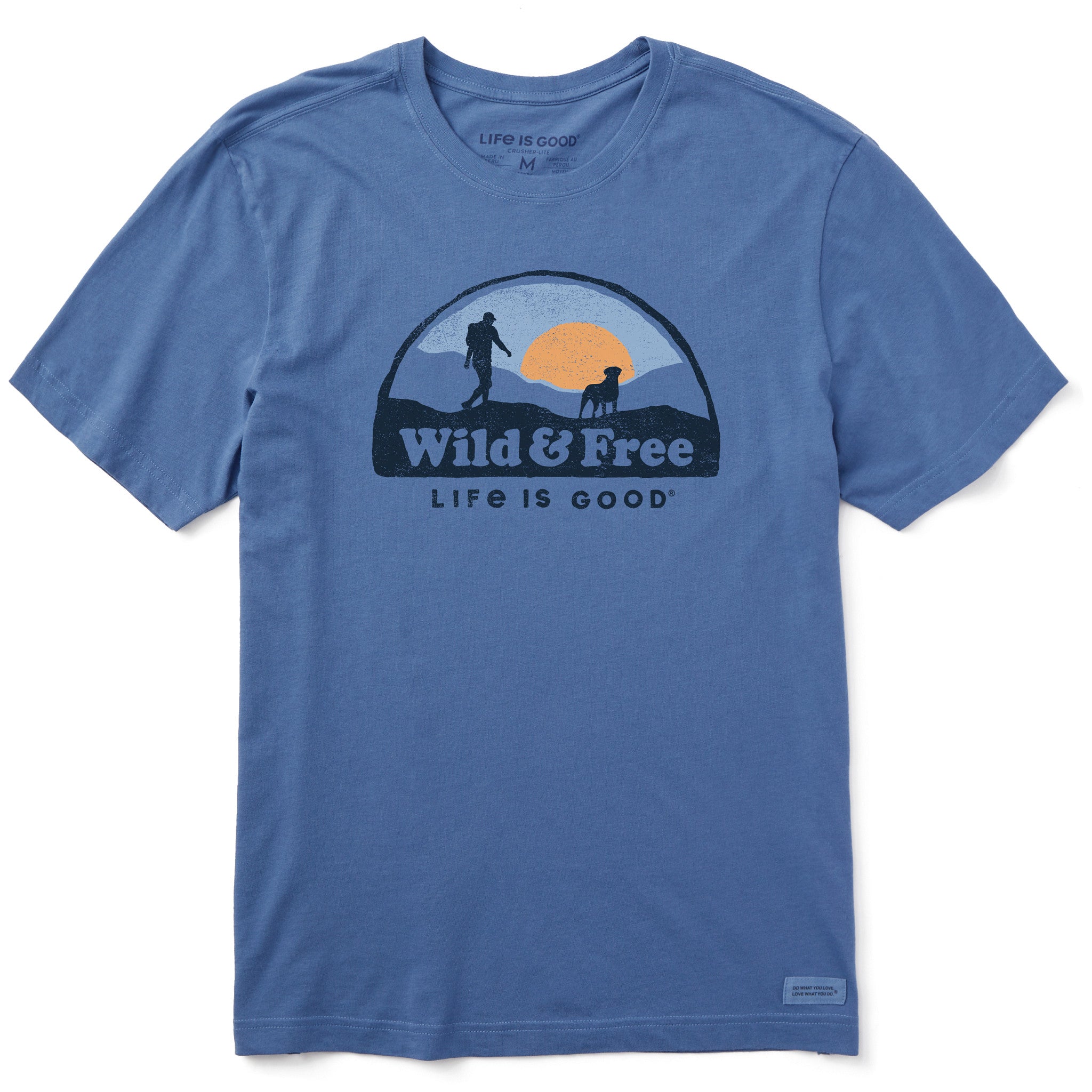 Men's Wild & Free Dog Hike Short Sleeve Crusher Tee | Shop Life is Good