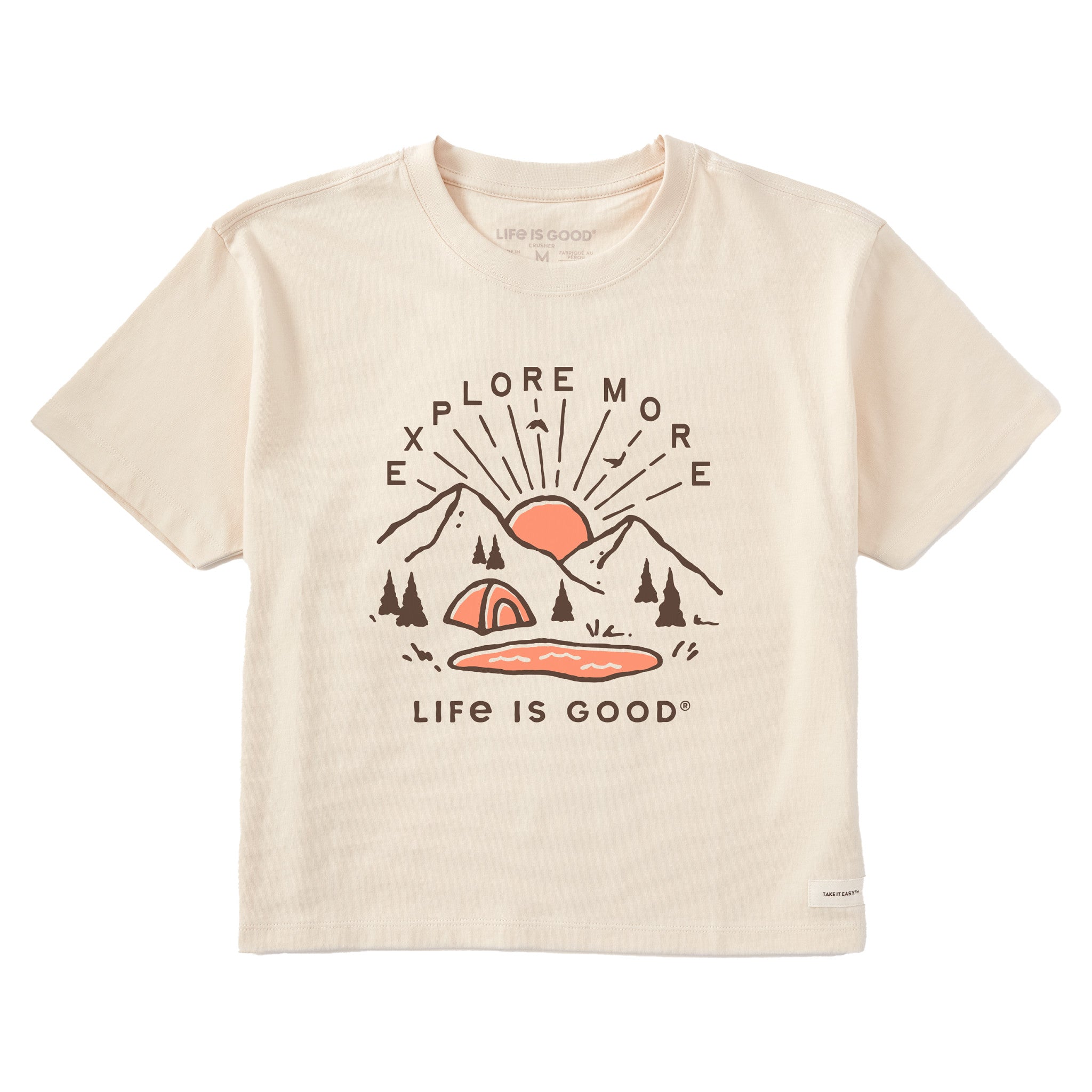 Women's Explore More Sunset Short Sleeve Crusher Boxy Tee | Shop