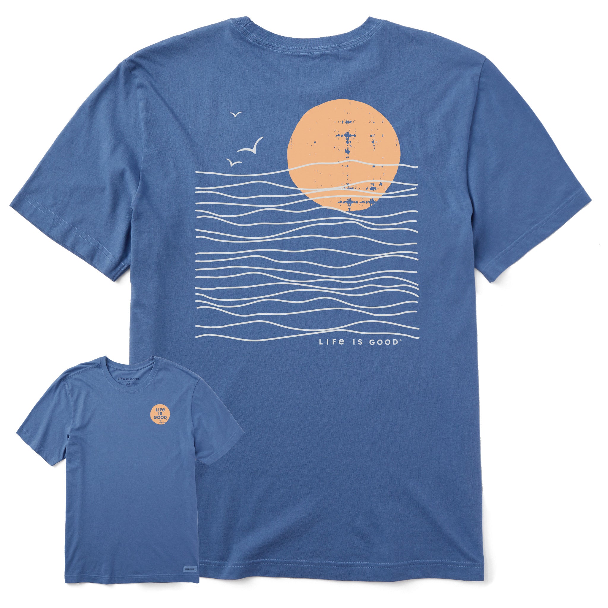 Men's Life is Good Sunset Waves Short Sleeve Tee | Shop Life is Good