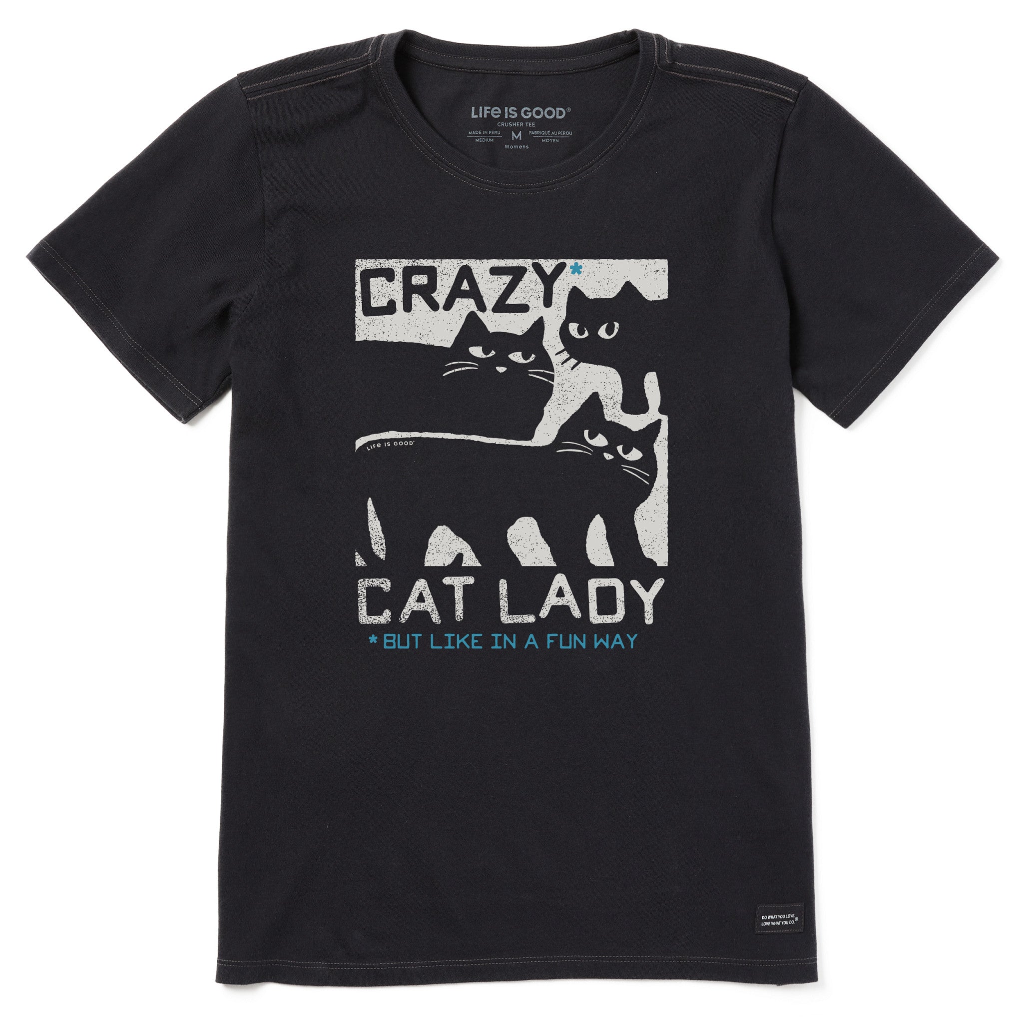 Women's Crazy Cat Lady Short Sleeve Tee | Shop Life is Good