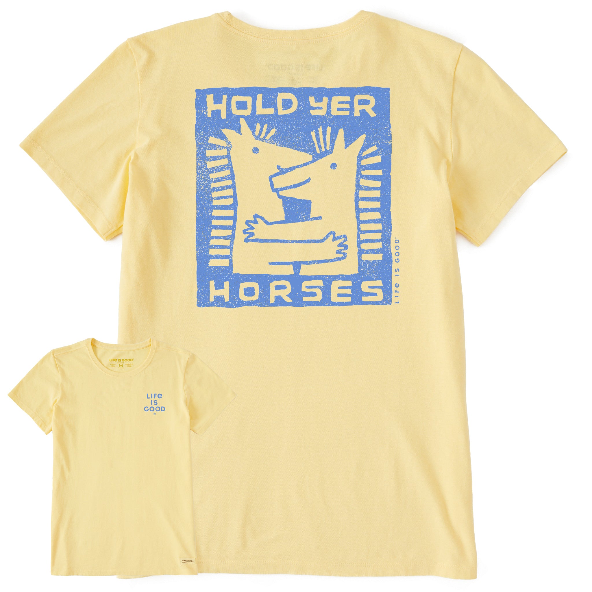 Women's Hold Yer Horses Hug Short Sleeve Tee | Shop Life is Good