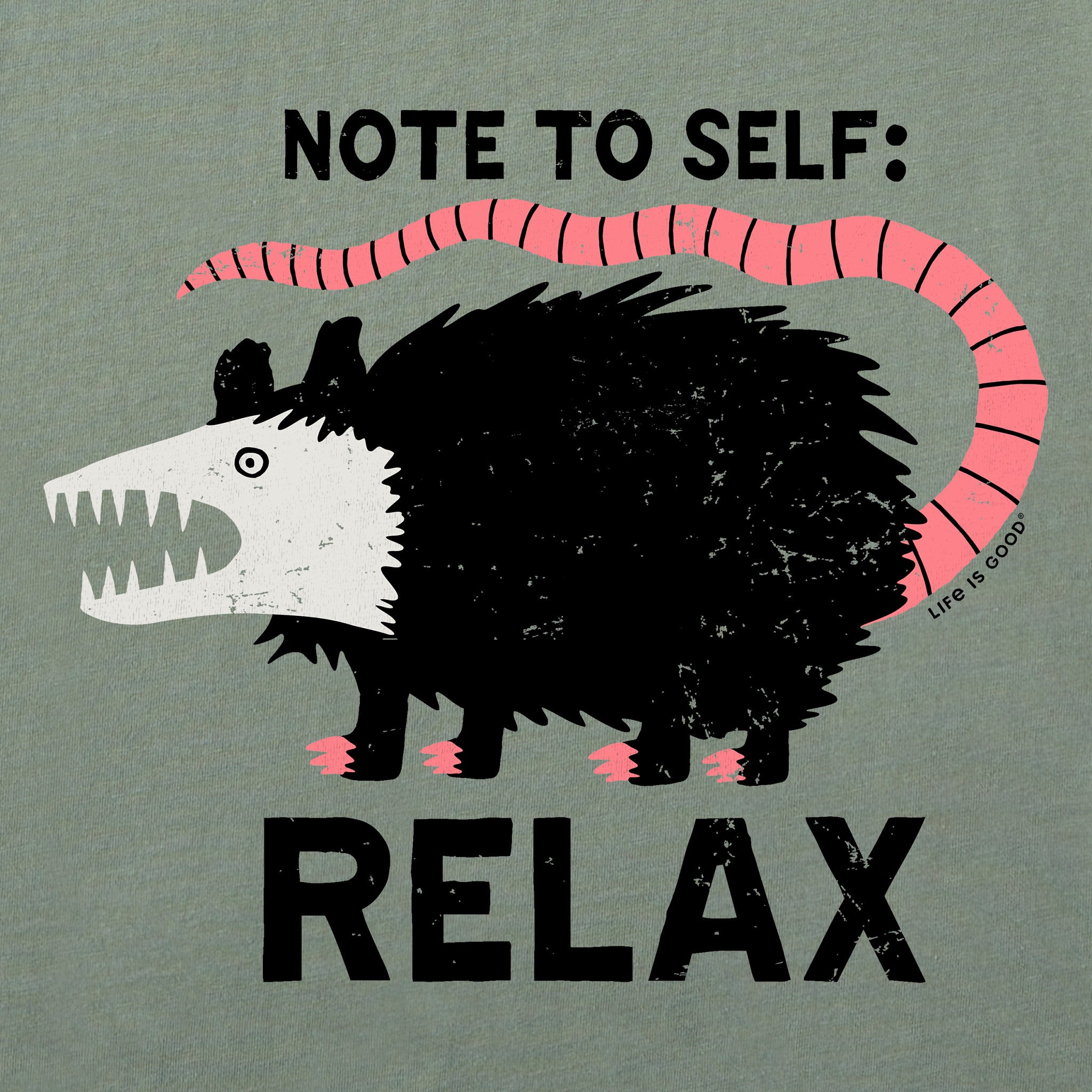 Women's Note to Self: Relax Short Sleeve Crusher Boxy Tee | Shop