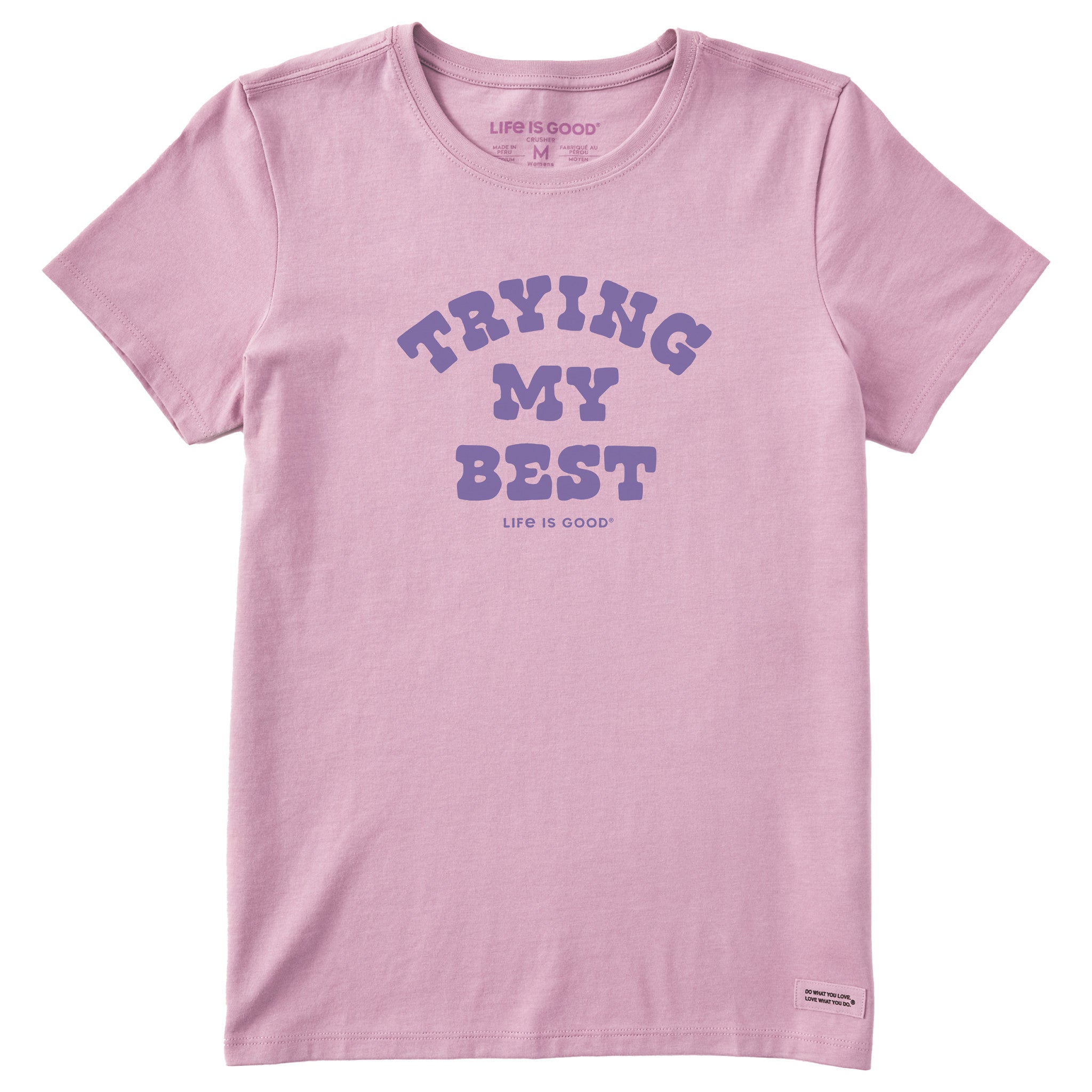 T-shirt Femme Life Is Good Crusher - 3XL - Bleu - Manches Longues - 100% Coton